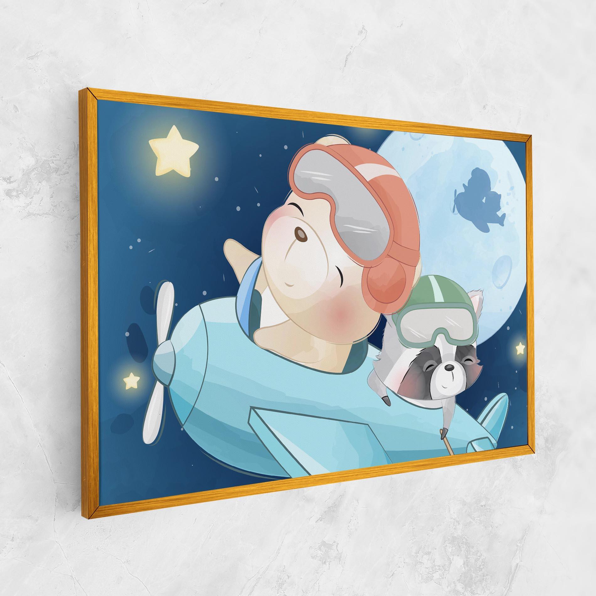 Vászonkép Bear Flying Star mockup 1