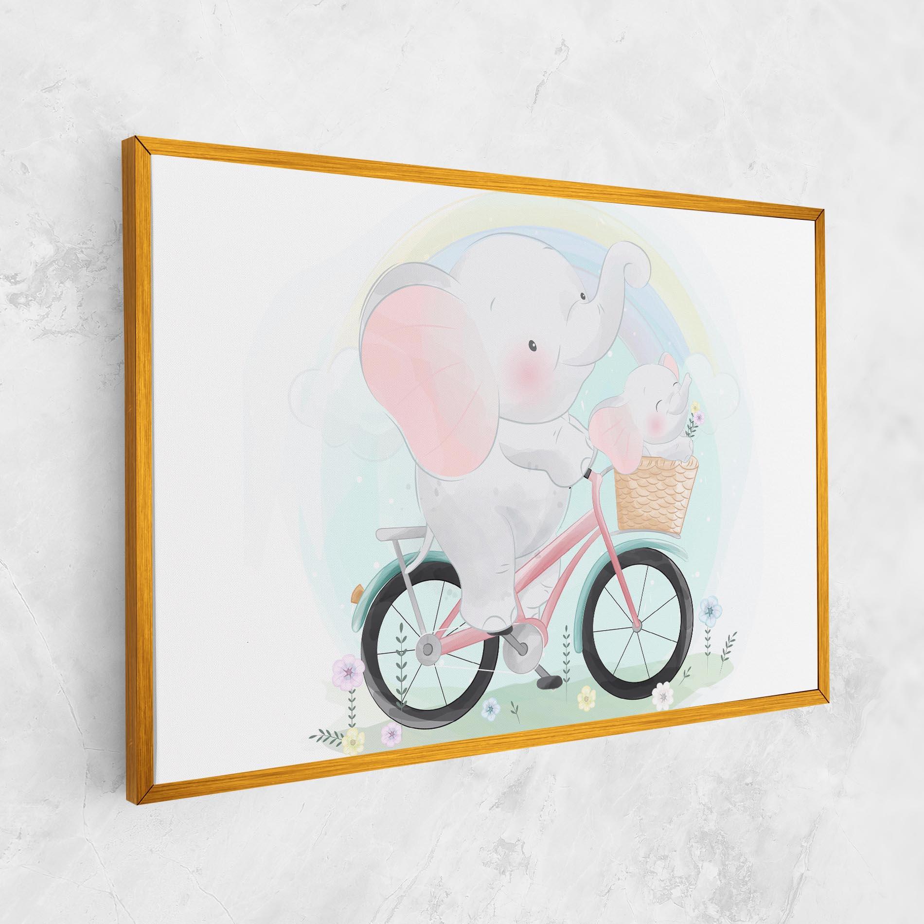 Vászonkép Elephant Bike mockup 1