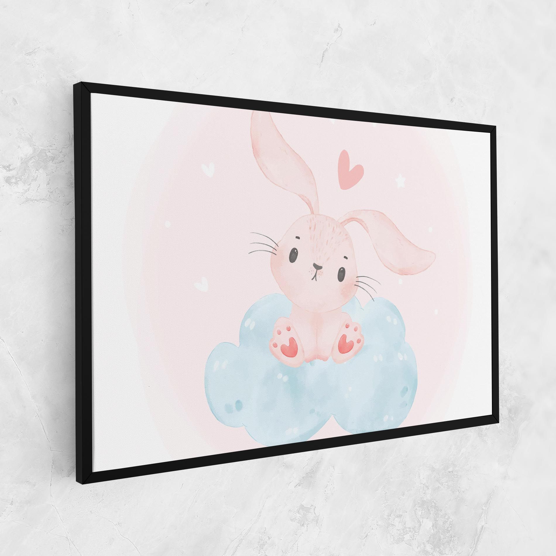 Cloud Pink Bunny mockup 1