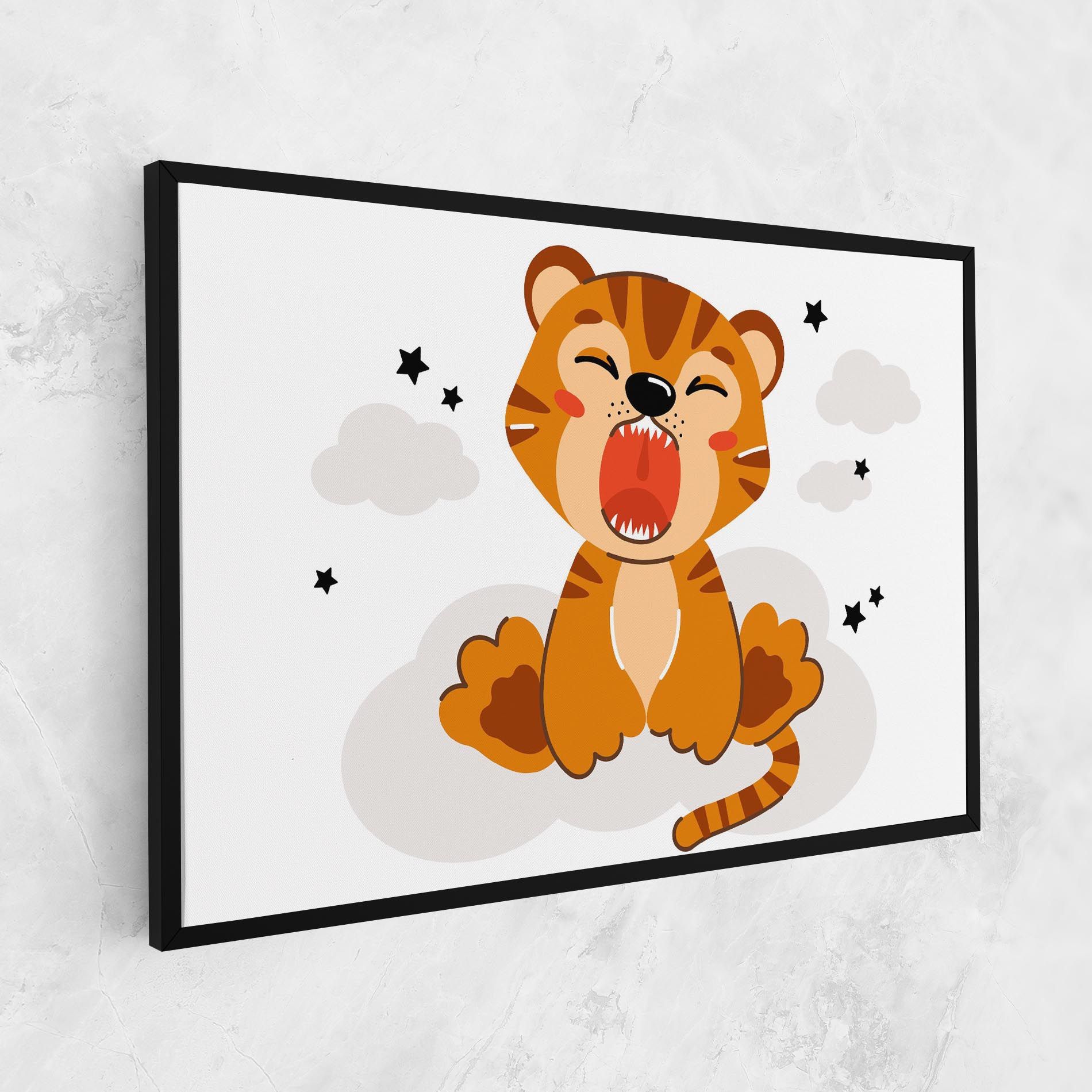 Cute Sleepy Tiger mockup 1