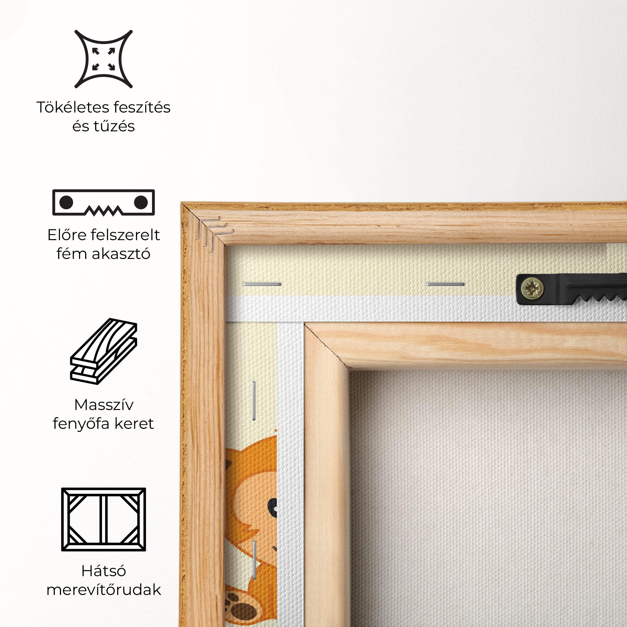 Vászonkép Cream Animals mockup 5