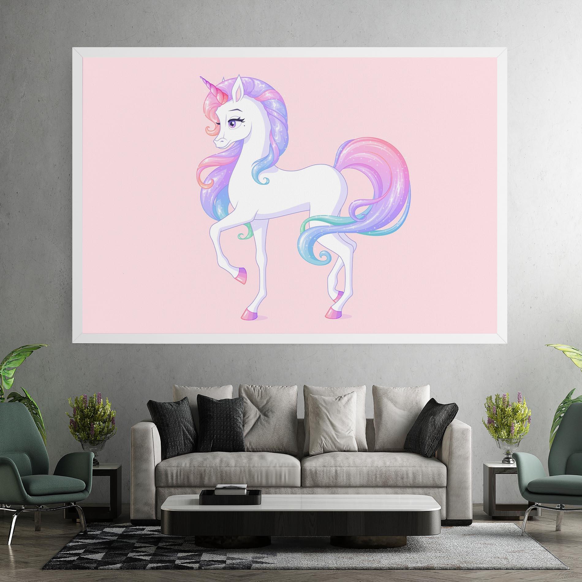 Vászonkép Beautiful Unicorn mockup 7