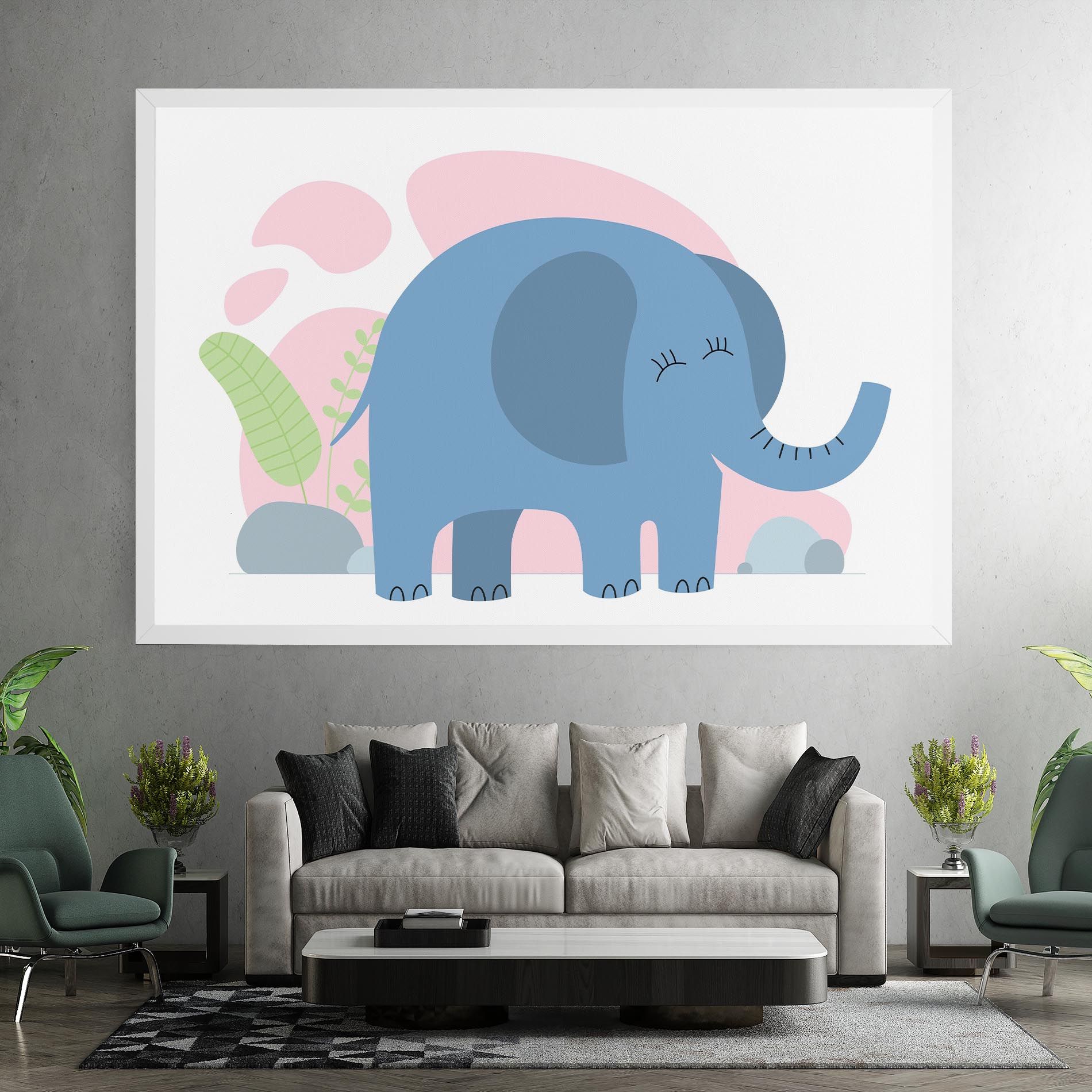 Leaf Cute Elephant mockup 7