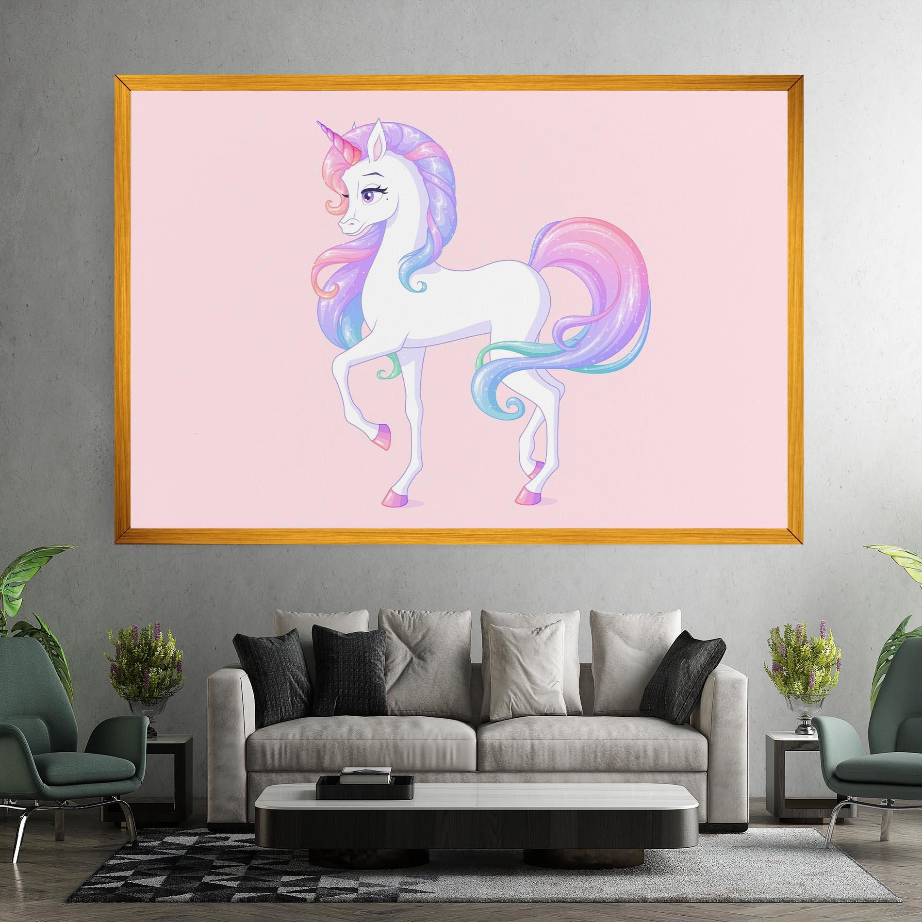 Vászonkép Beautiful Unicorn mockup 7