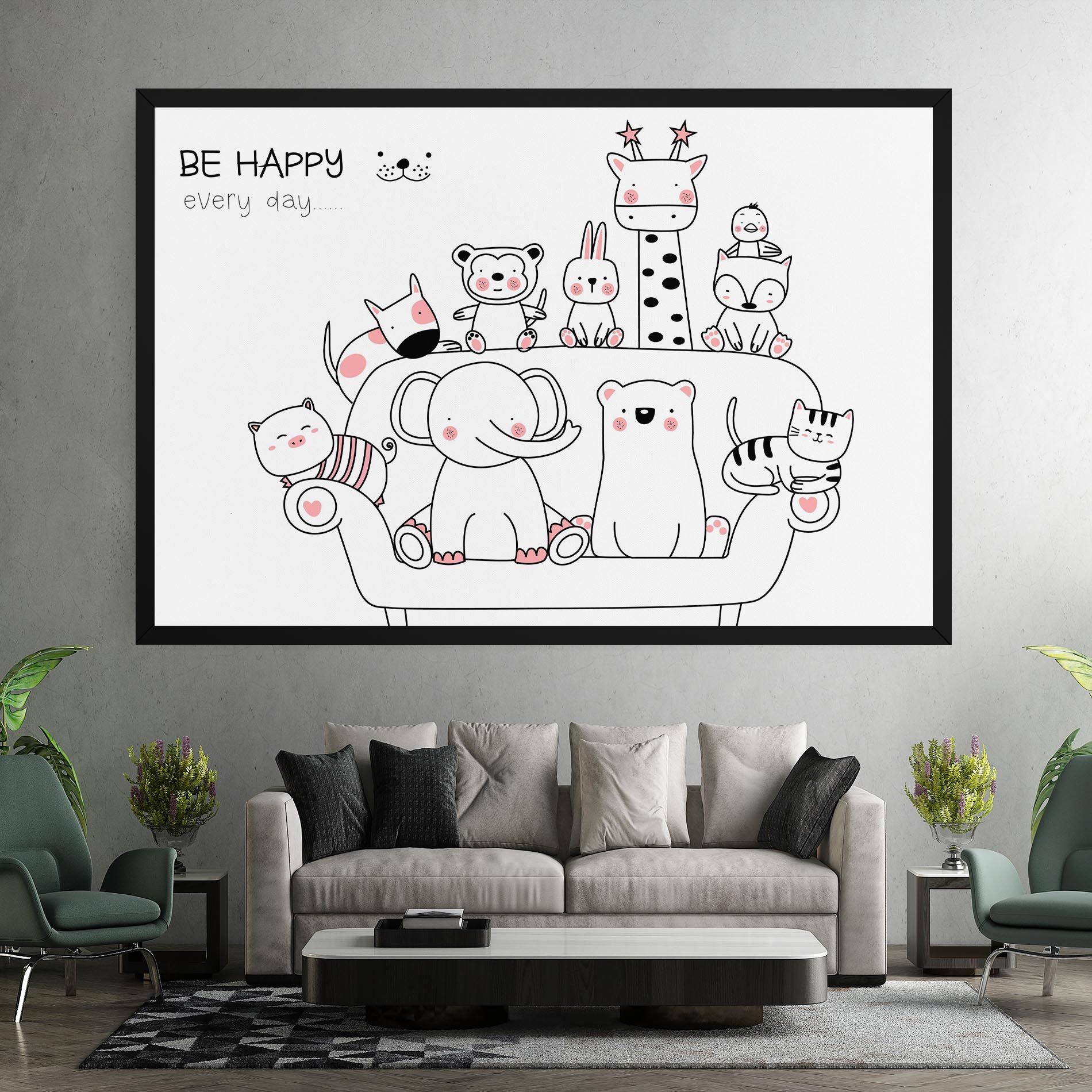 Be Happy Animals mockup 7