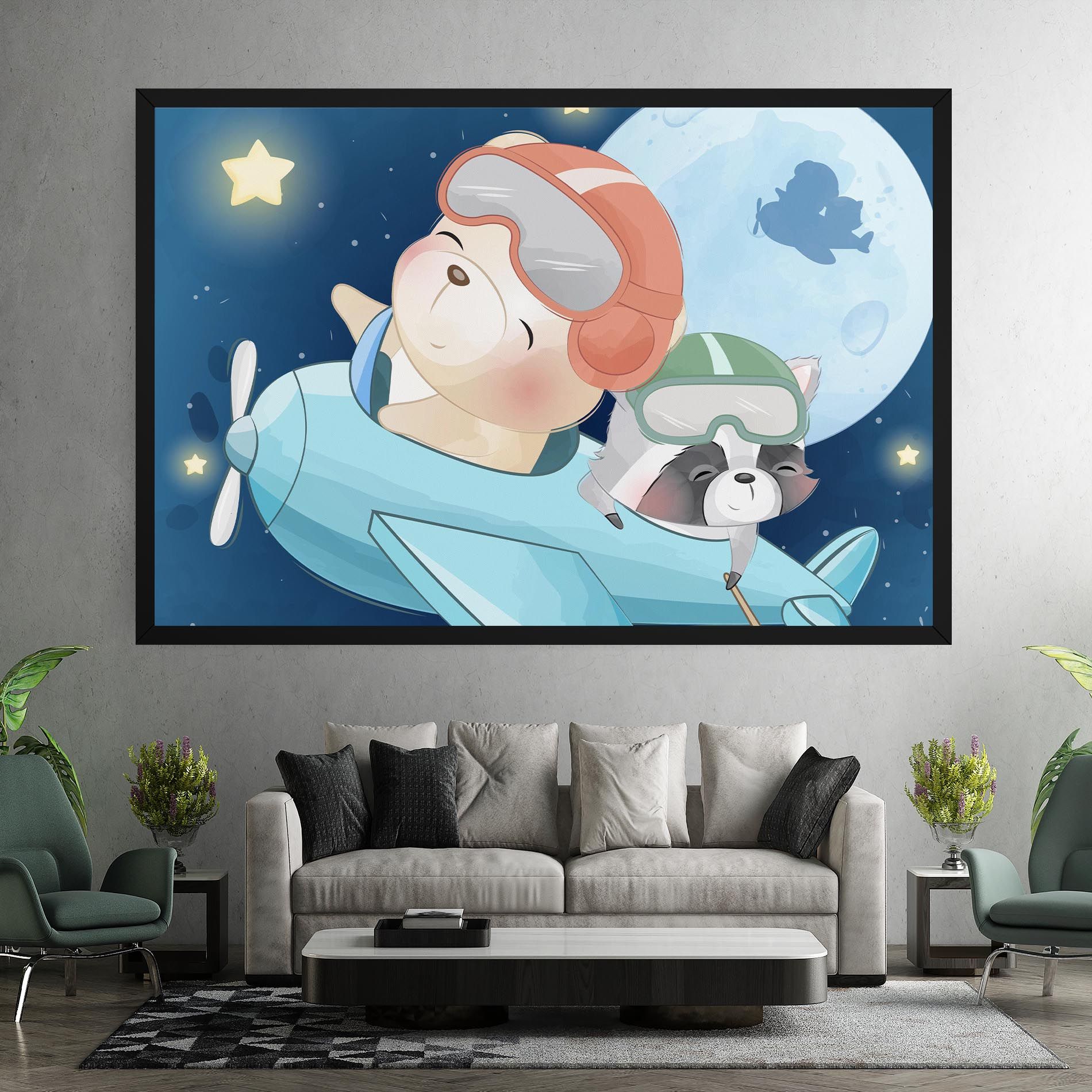Bear Flying Star mockup 7