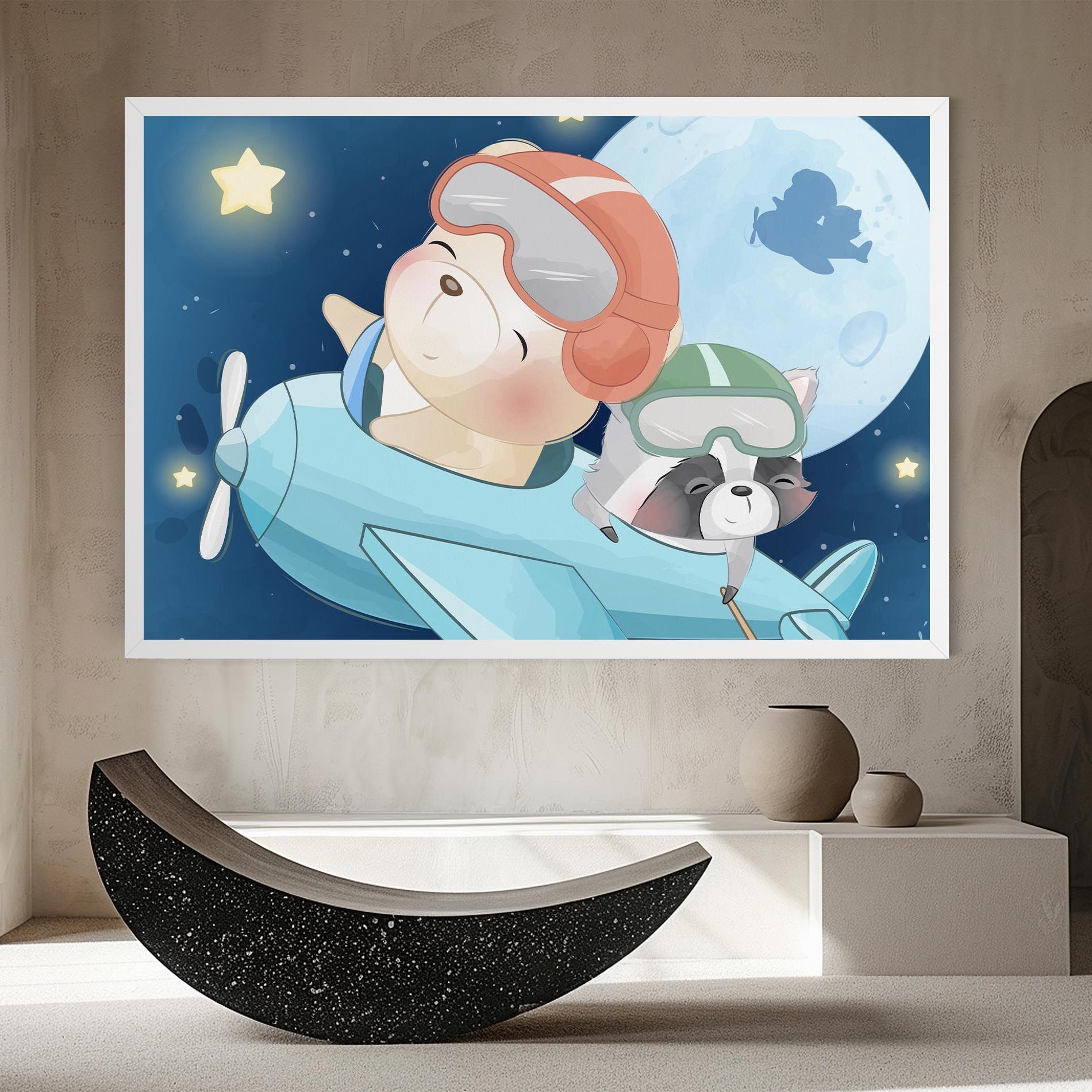 Bear Flying Star mockup 8