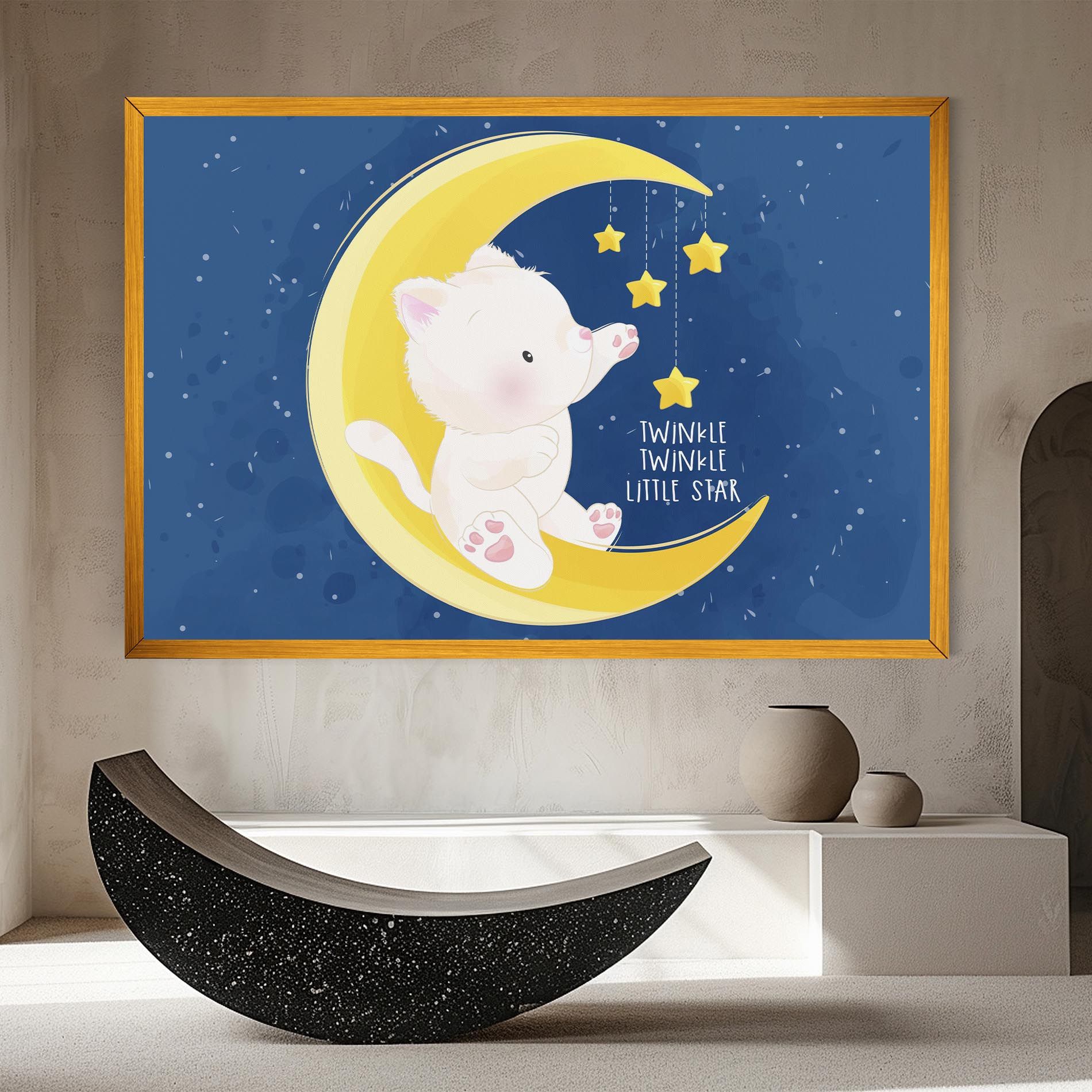 Cat Moon Star mockup 8
