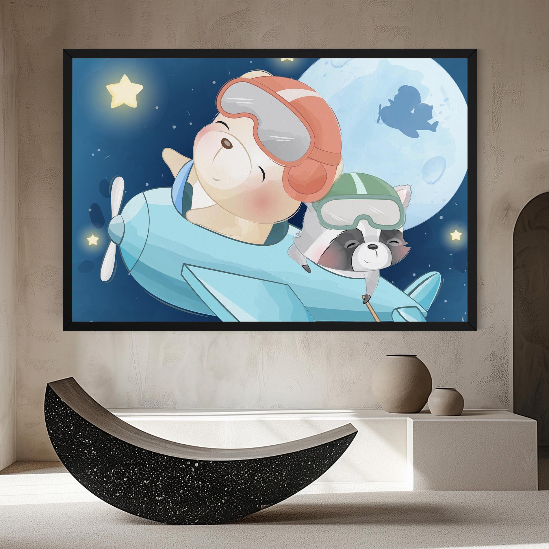 Vászonkép Bear Flying Star mockup 8