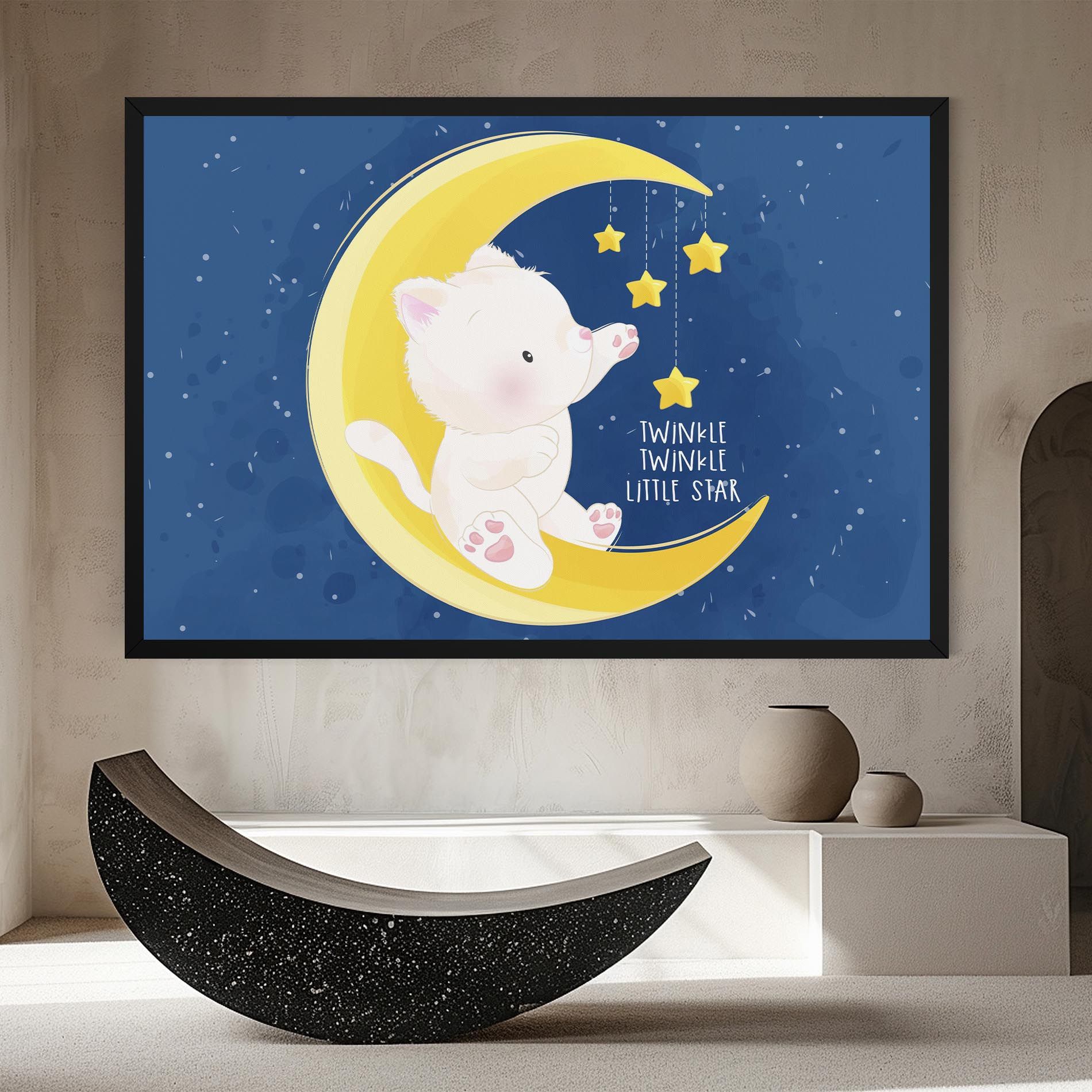 Cat Moon Star mockup 8