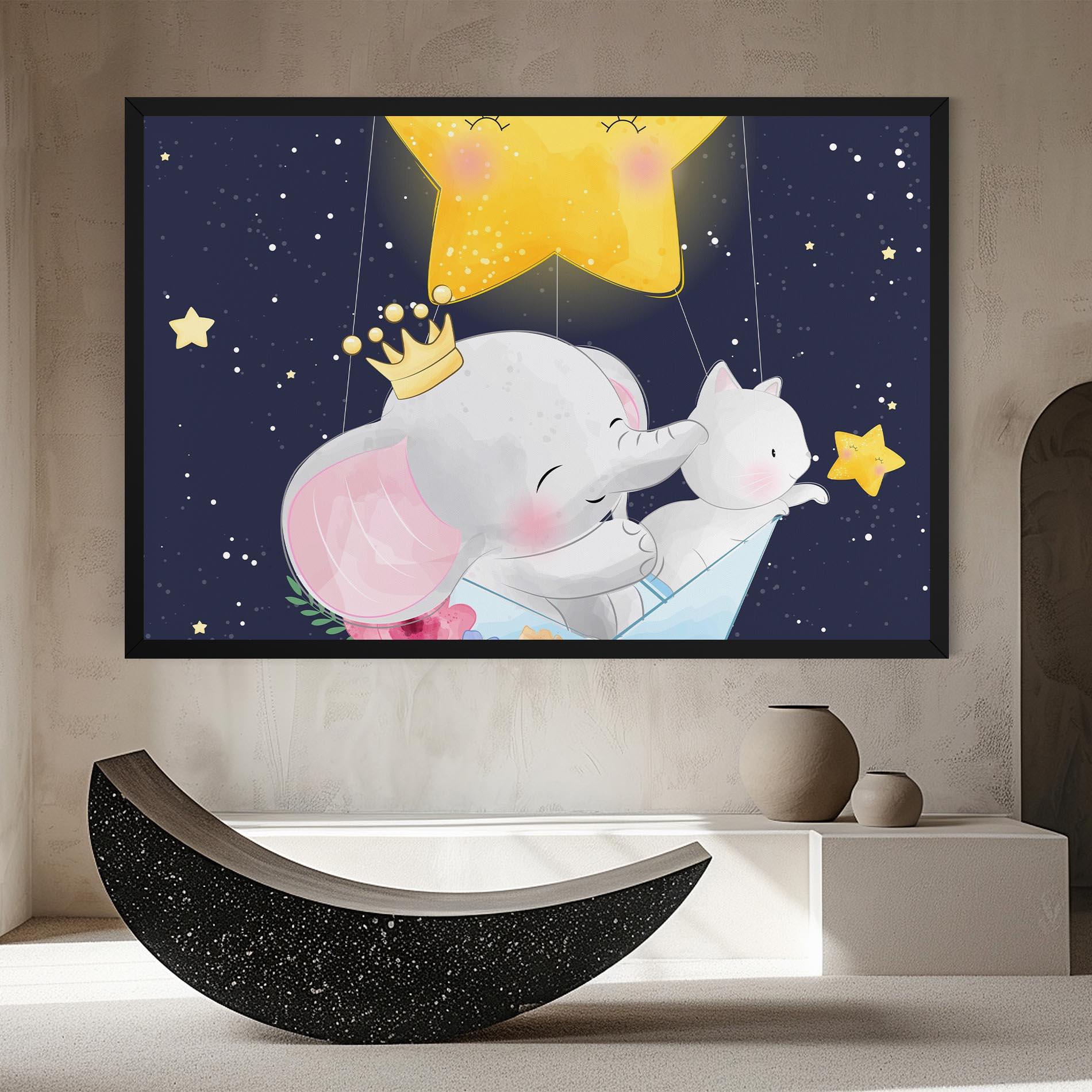 Vászonkép Elephant Cat mockup 8