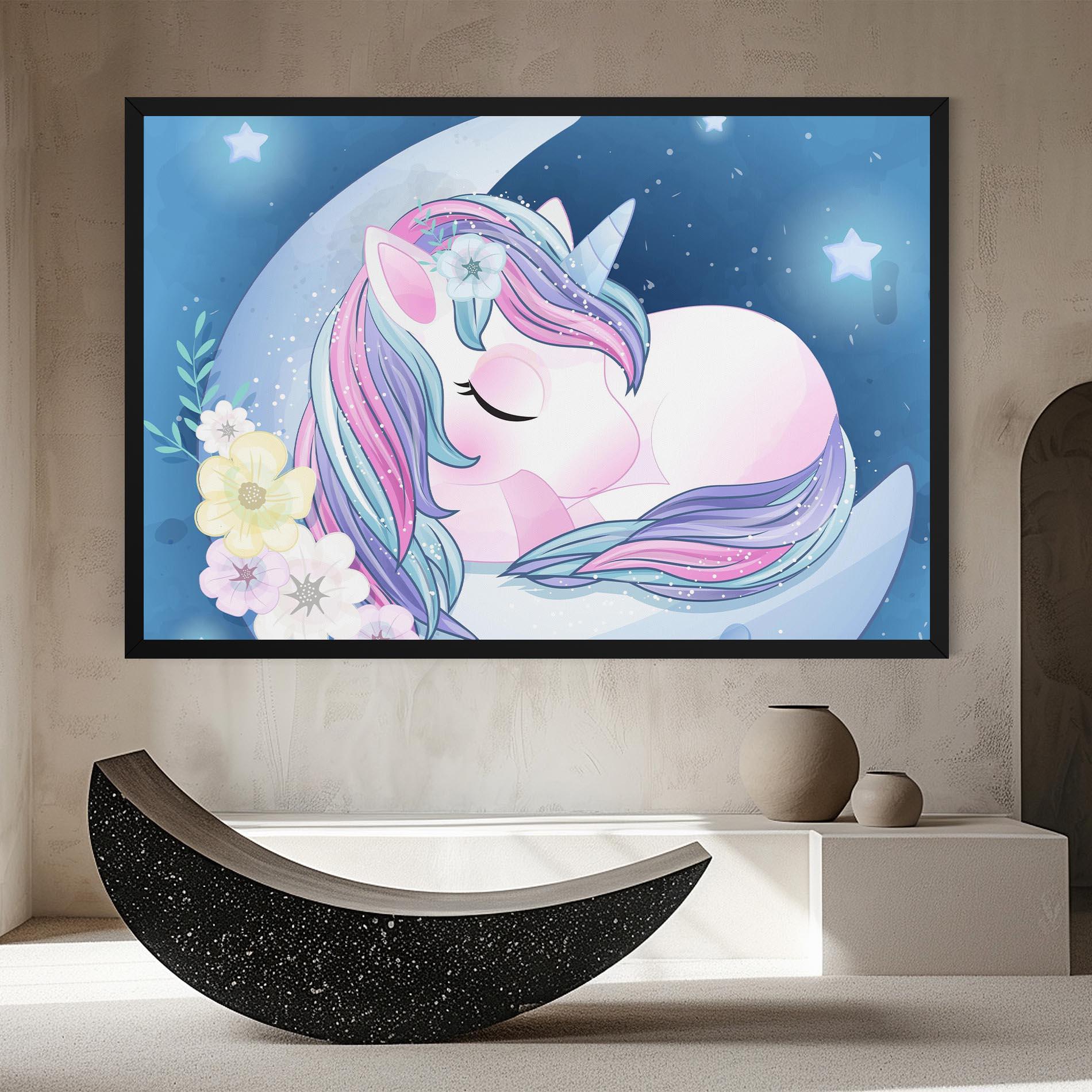 Vászonkép Moon Unicorn mockup 8