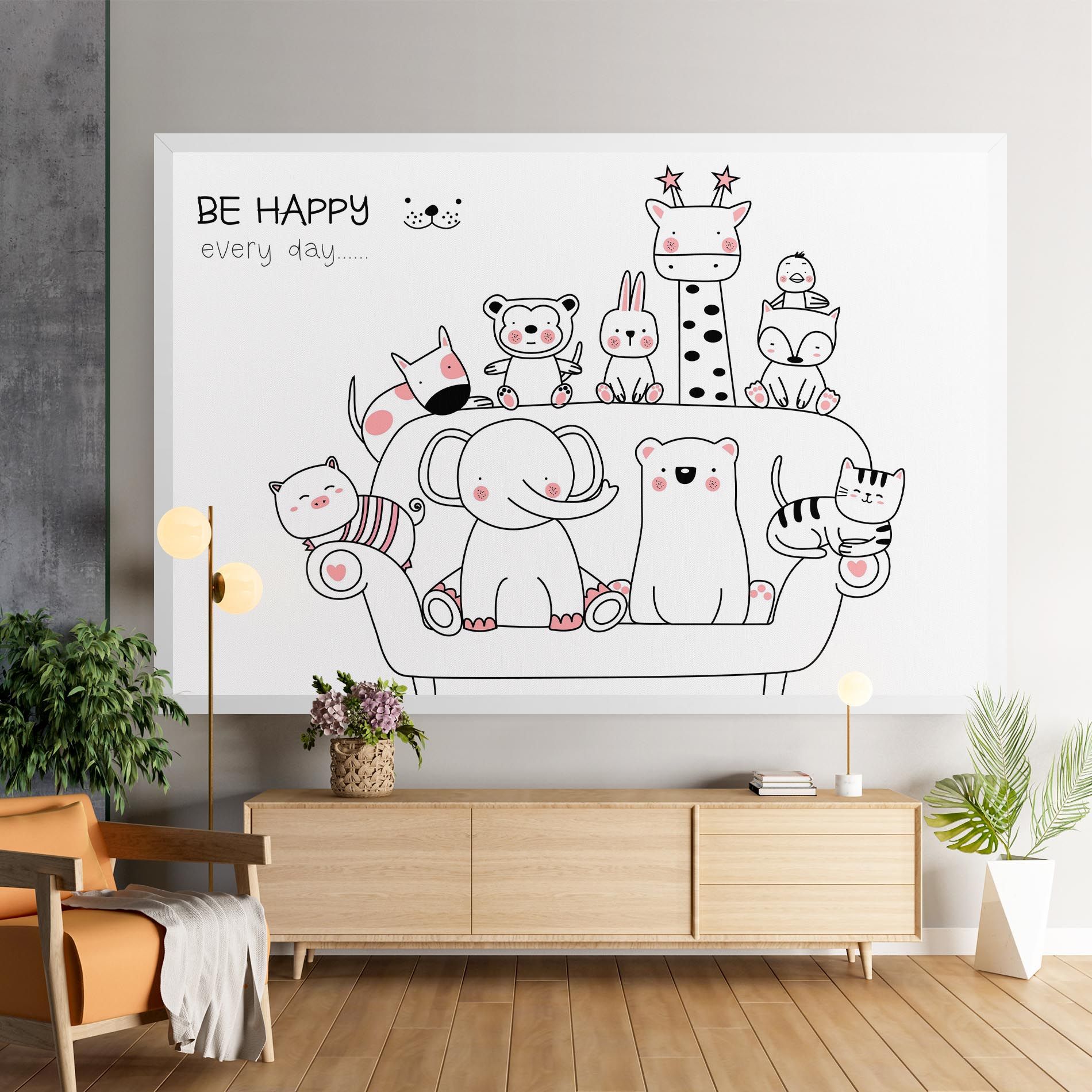 Be Happy Animals mockup 9