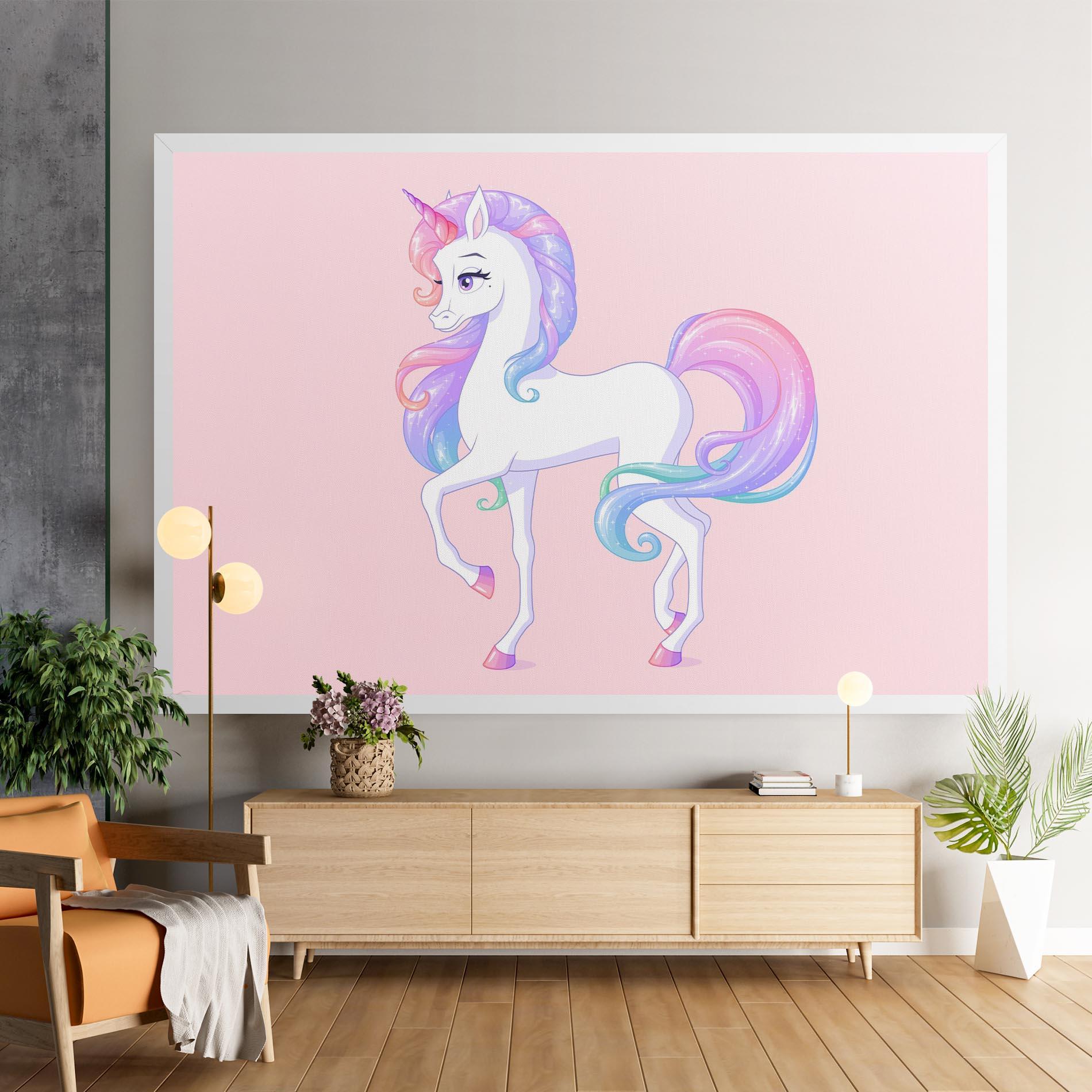 Vászonkép Beautiful Unicorn mockup 9