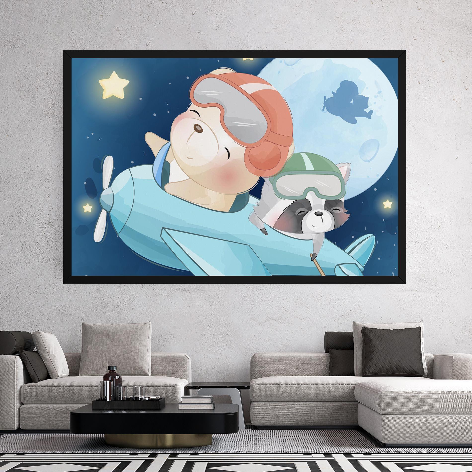 Vászonkép Bear Flying Star mockup 2