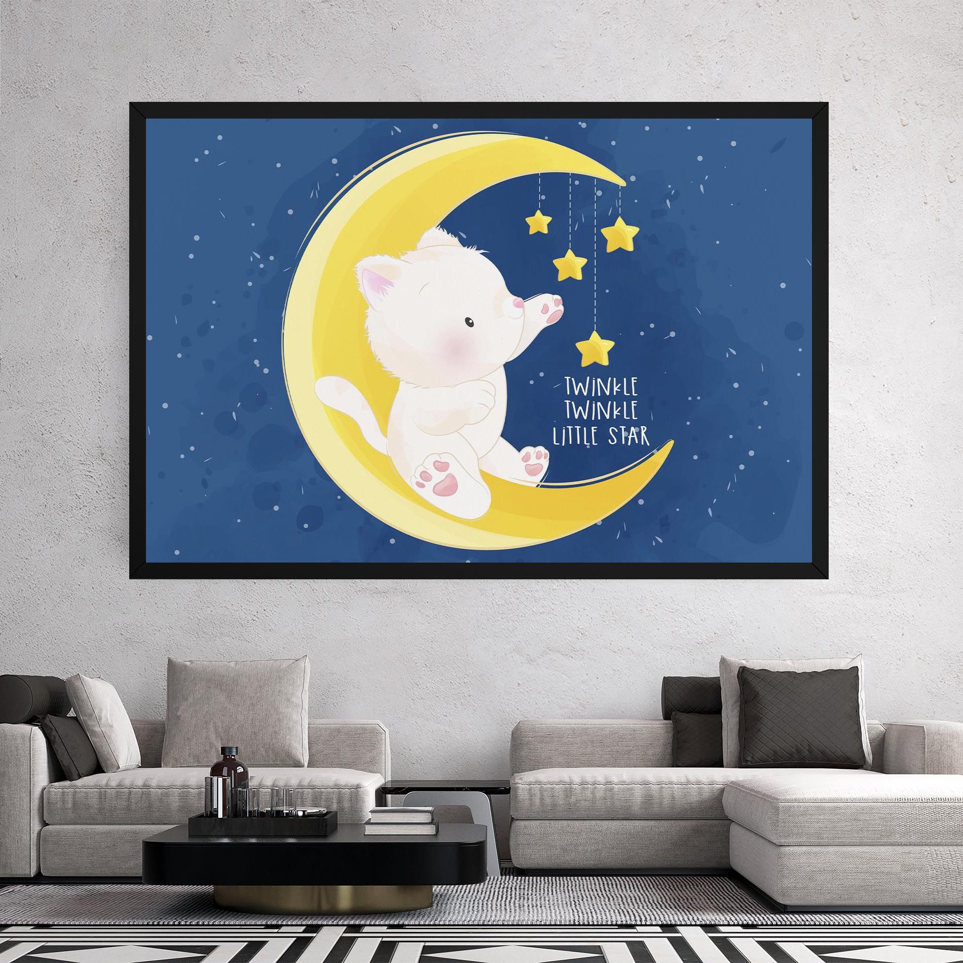 Cat Moon Star mockup 2