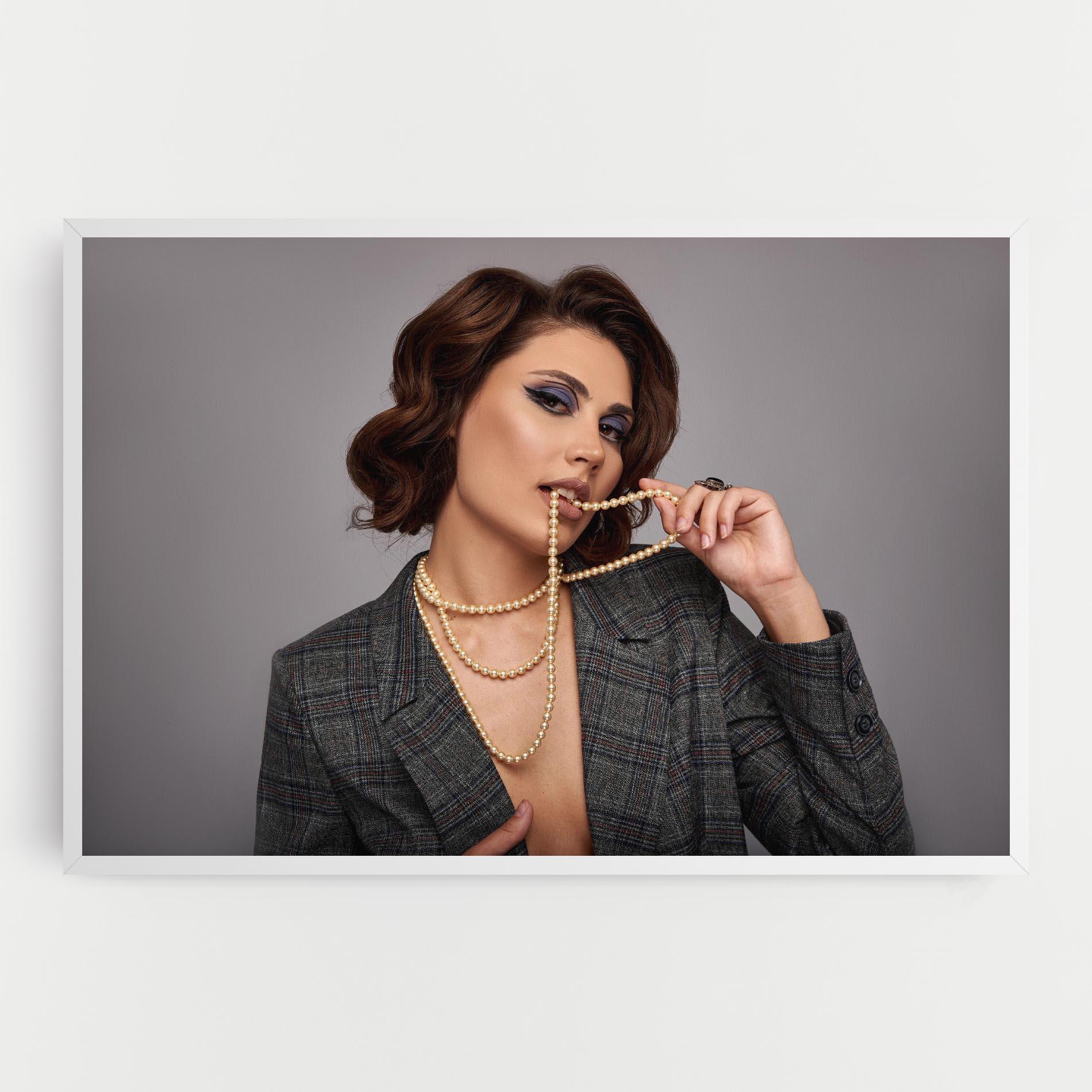 Vászonkép Gold Pearls mockup 0