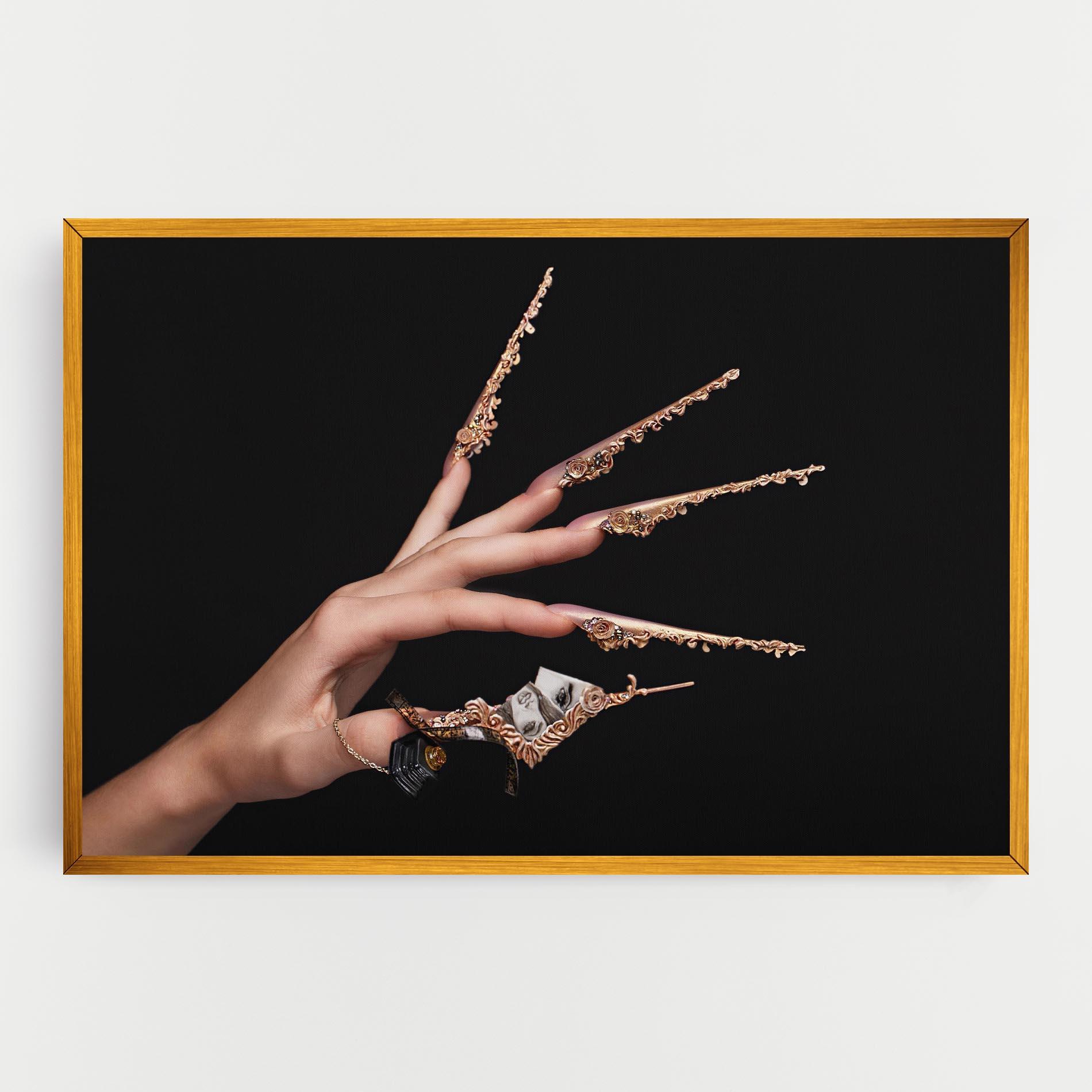 Vászonkép Creative Manicure mockup 0