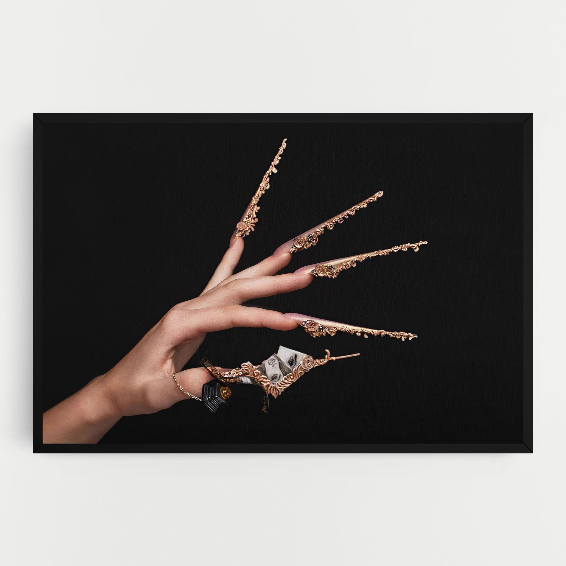 Vászonkép Creative Manicure mockup 0