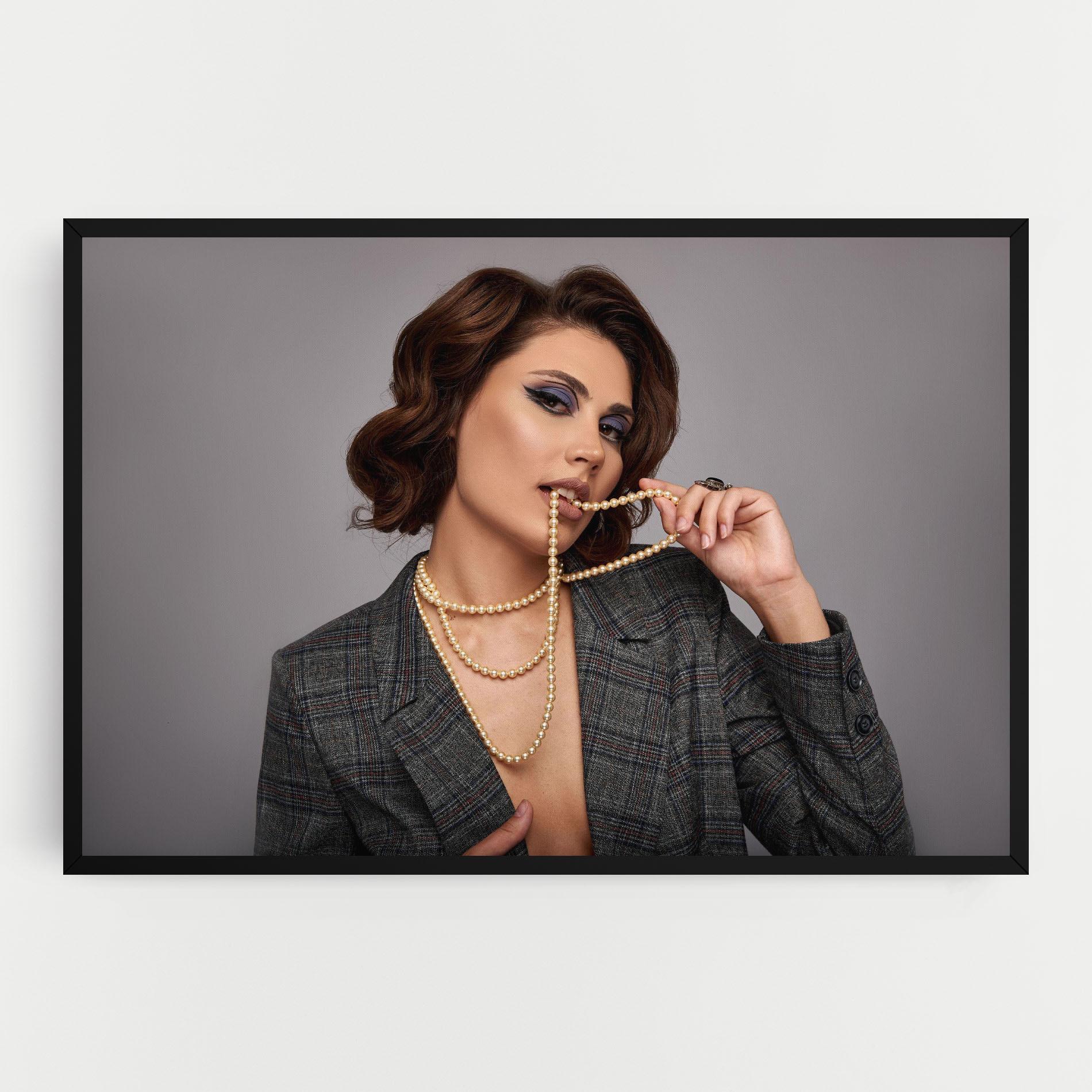 Vászonkép Gold Pearls mockup 0