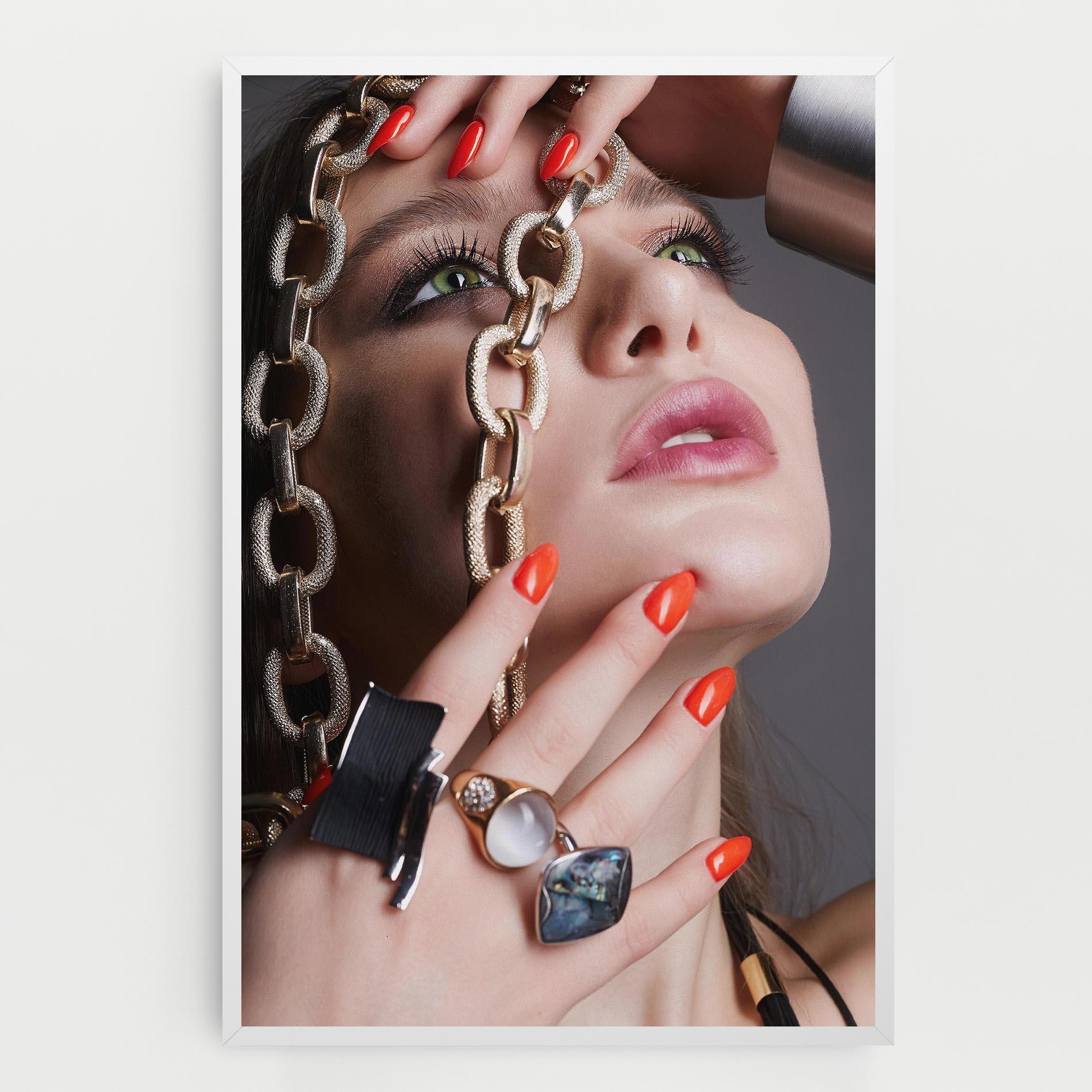 Vászonkép Big Chain Woman mockup 0