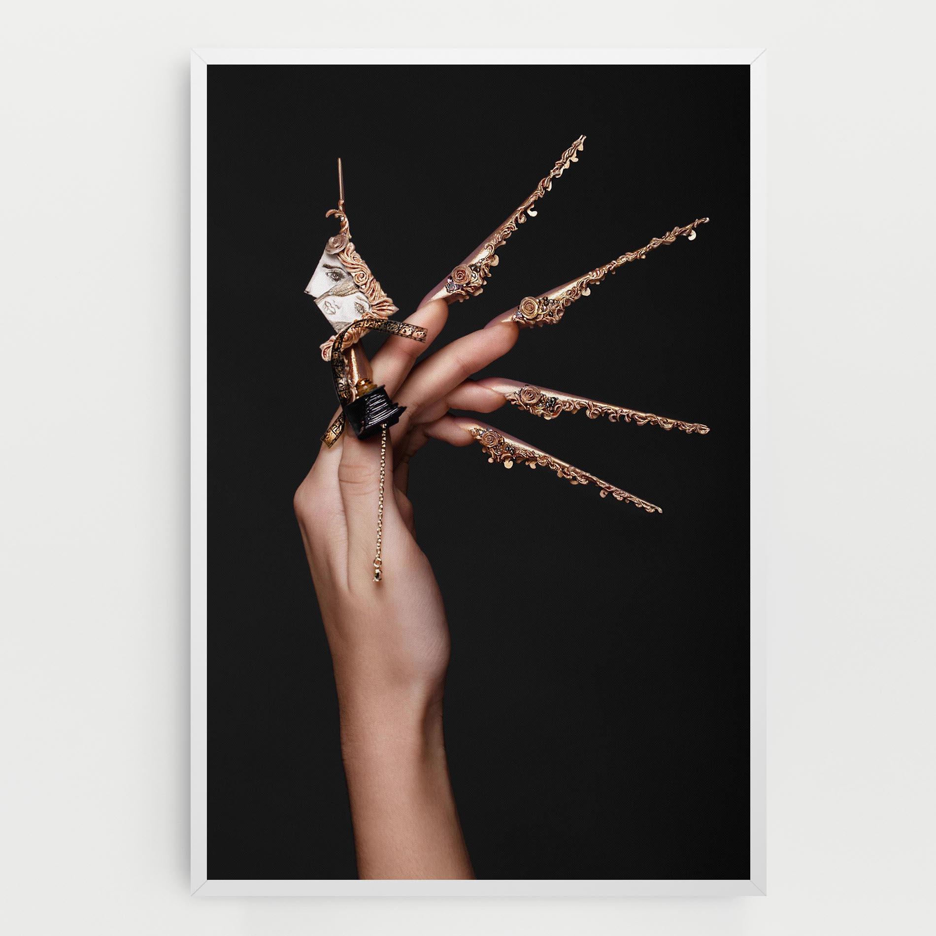 Vászonkép Creative Design Nails mockup 0