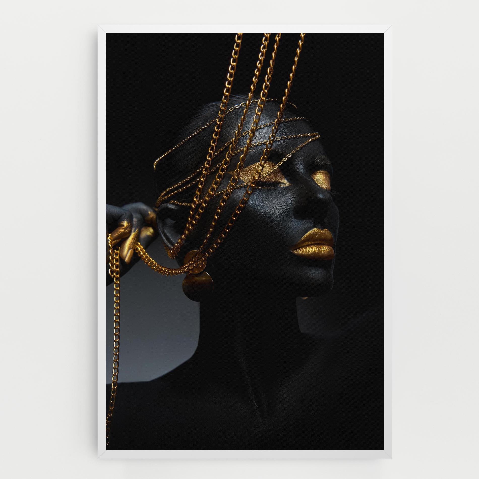 Vászonkép Pretty Gold Chain mockup 0