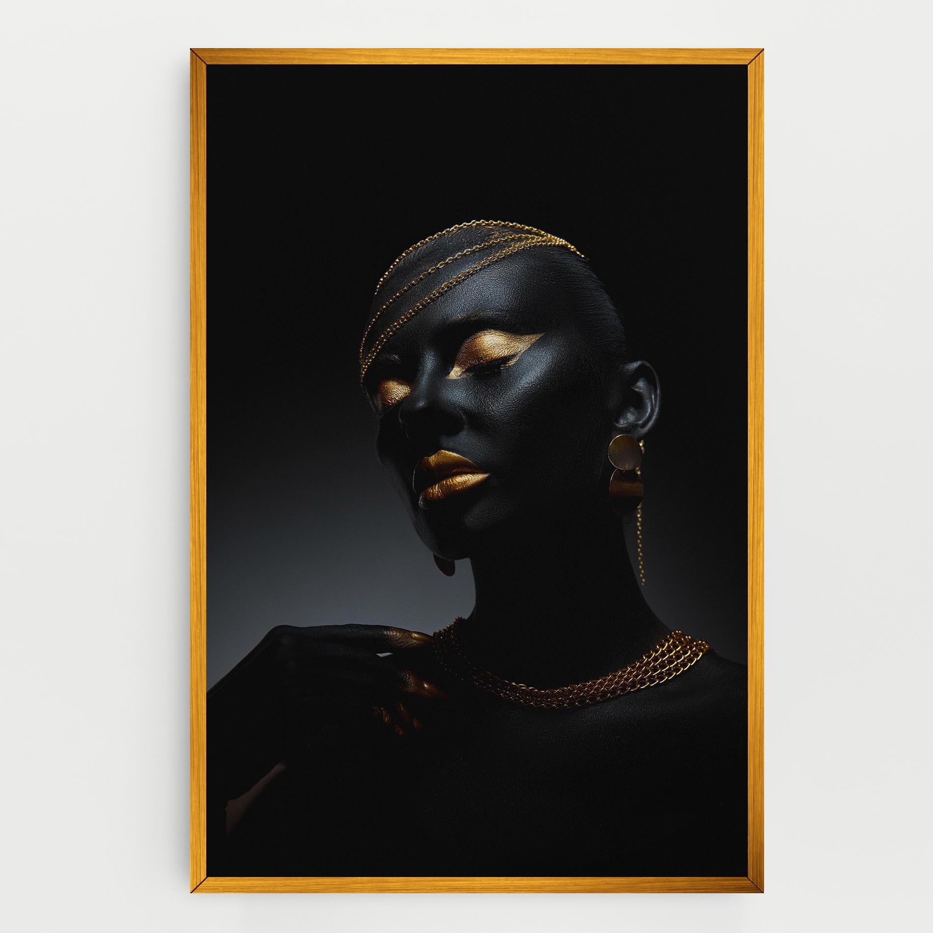 Vászonkép Beauty Gold mockup 0
