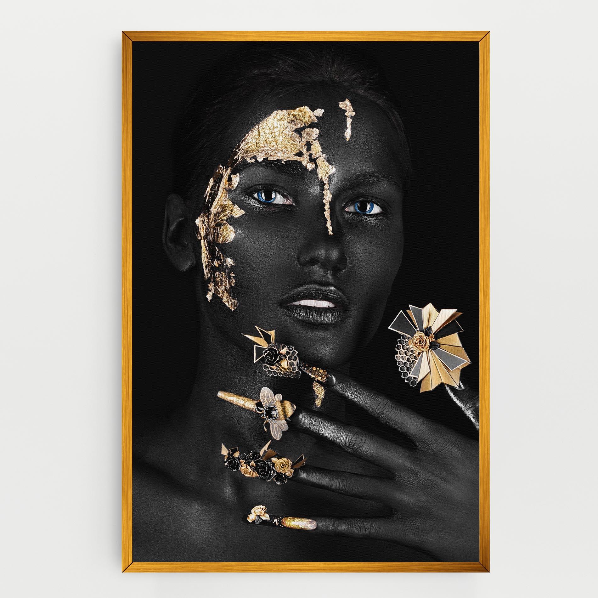 Vászonkép Black Art Makeup mockup 0