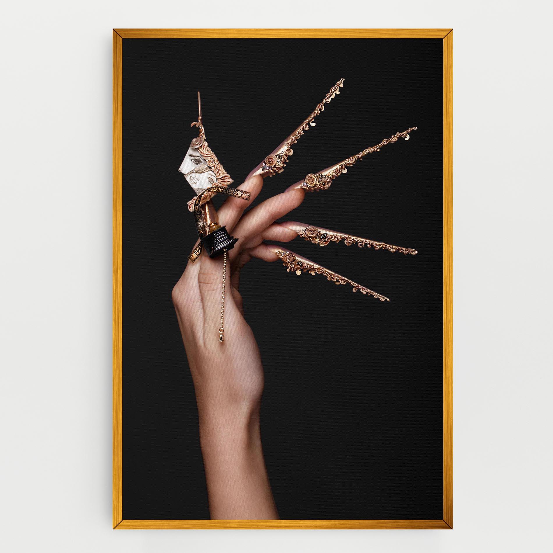 Vászonkép Creative Design Nails mockup 0