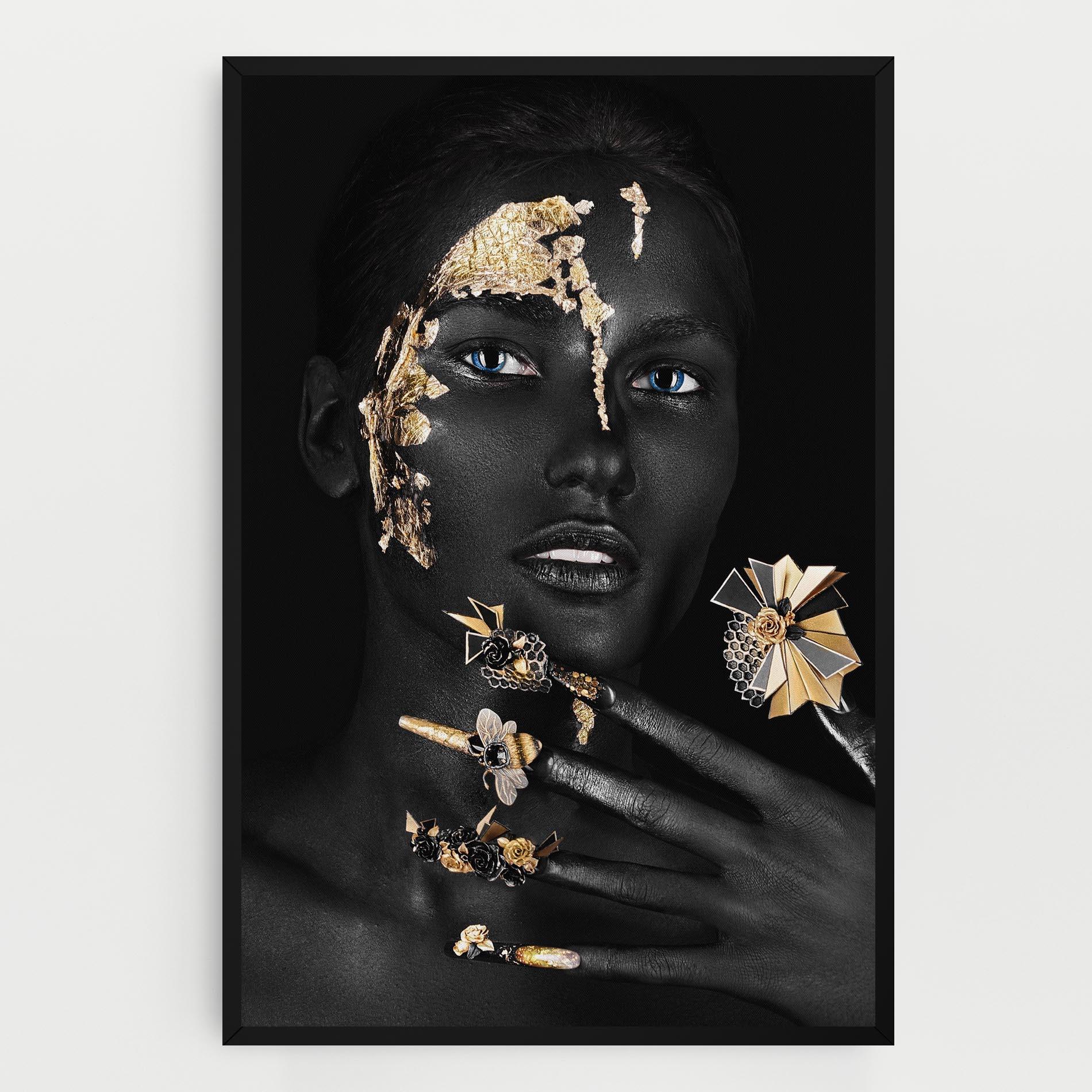 Vászonkép Black Art Makeup mockup 0