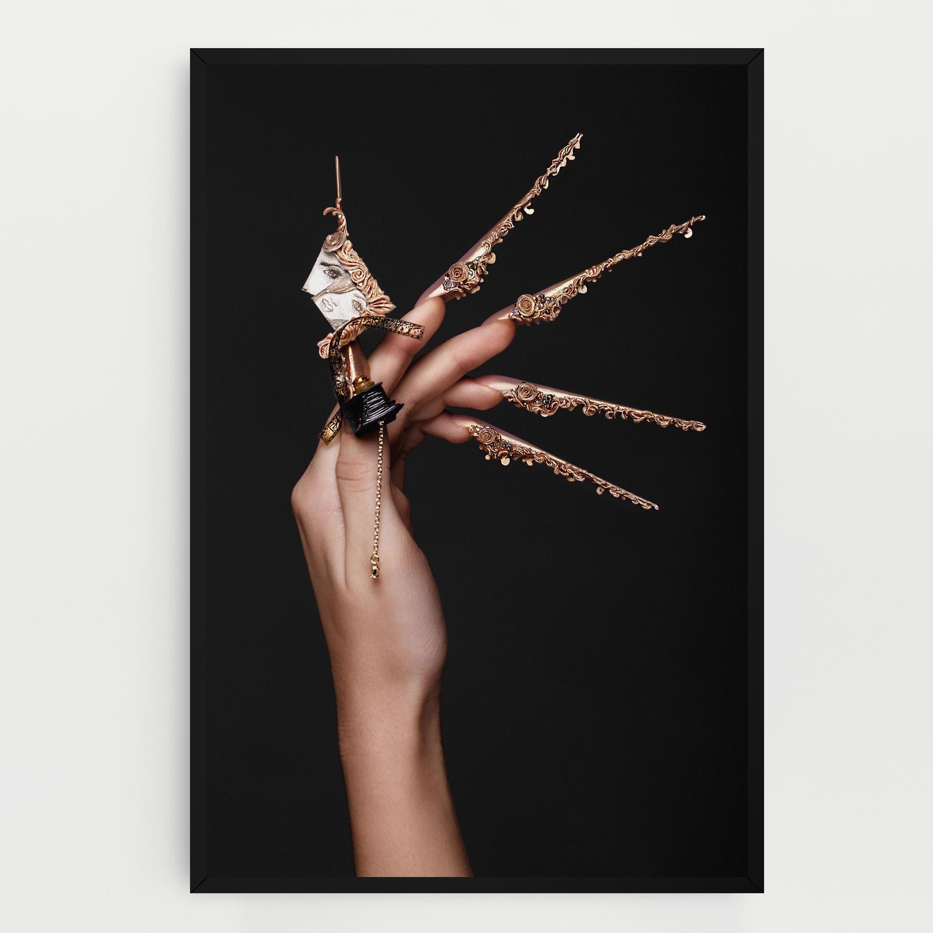 Vászonkép Creative Design Nails mockup 0