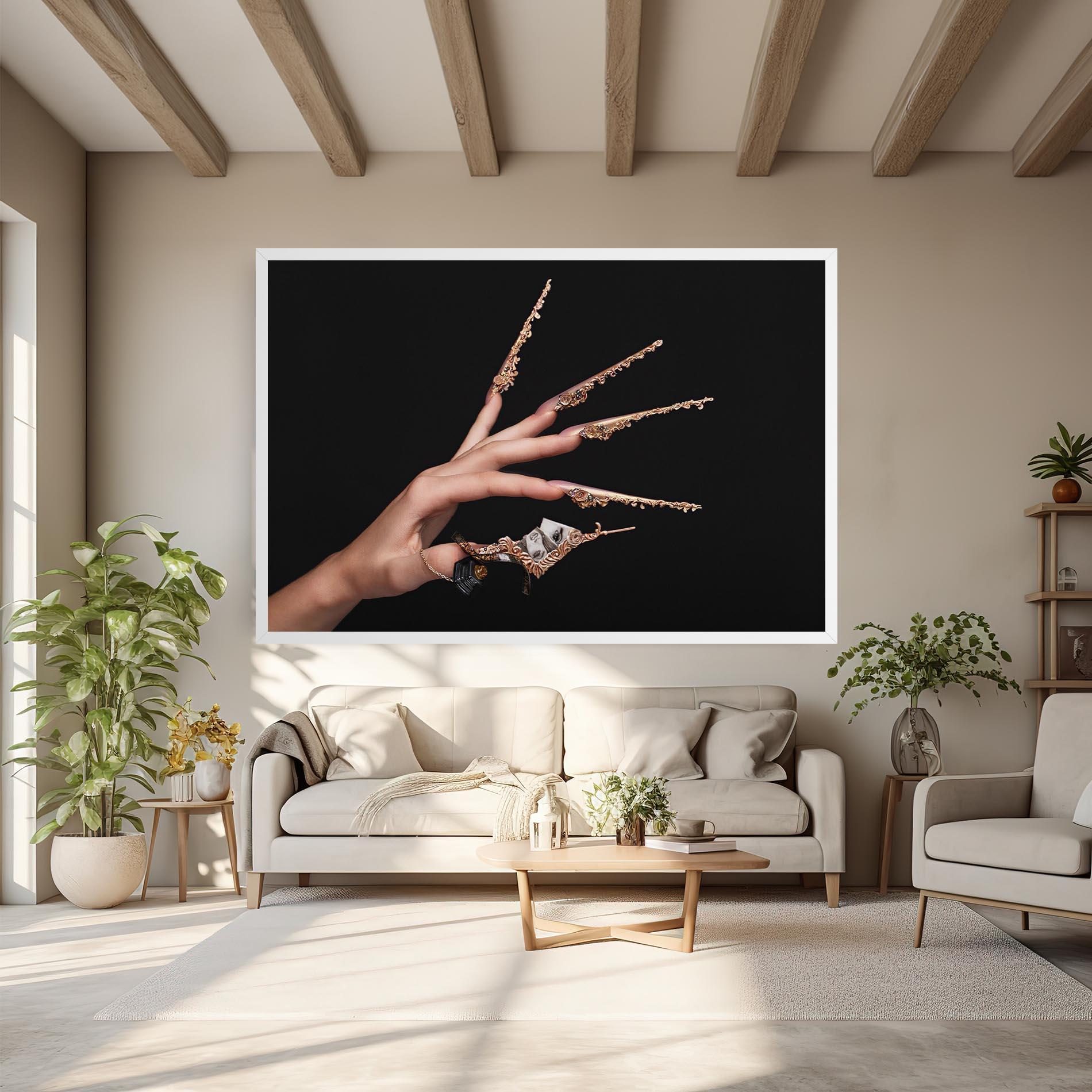 Vászonkép Creative Manicure mockup 6