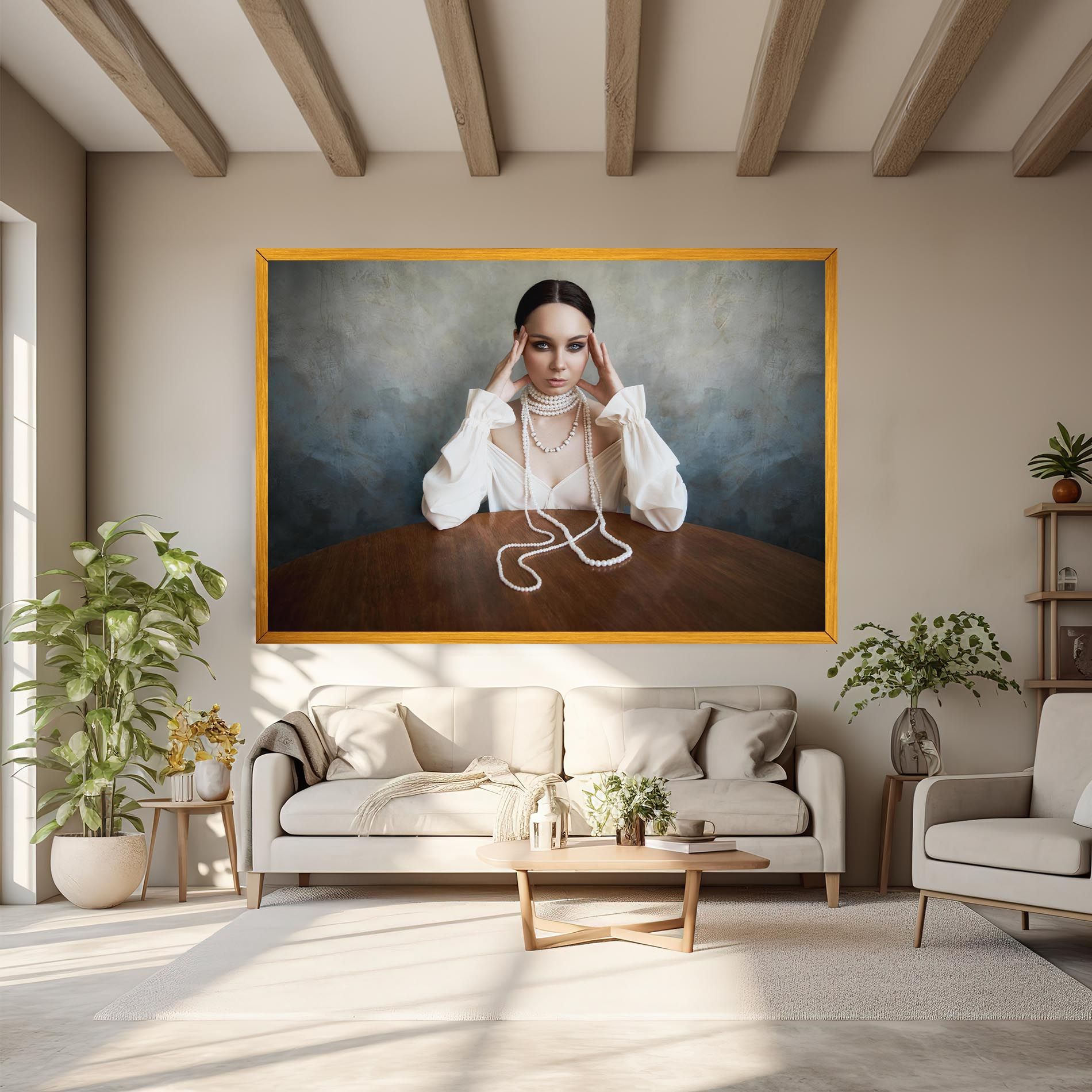 Boho Clothing Necklace mockup 6