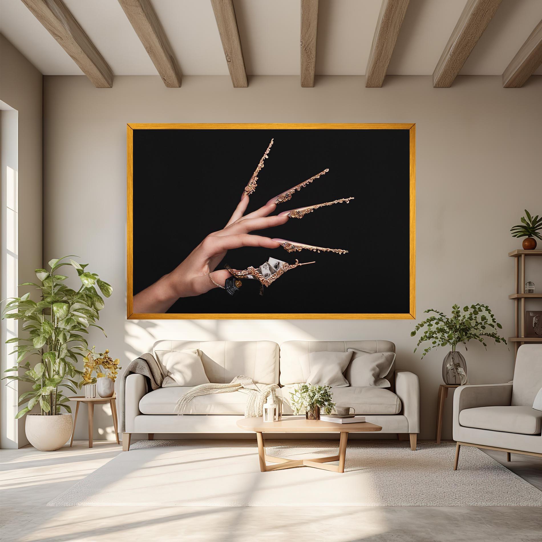 Vászonkép Creative Manicure mockup 6