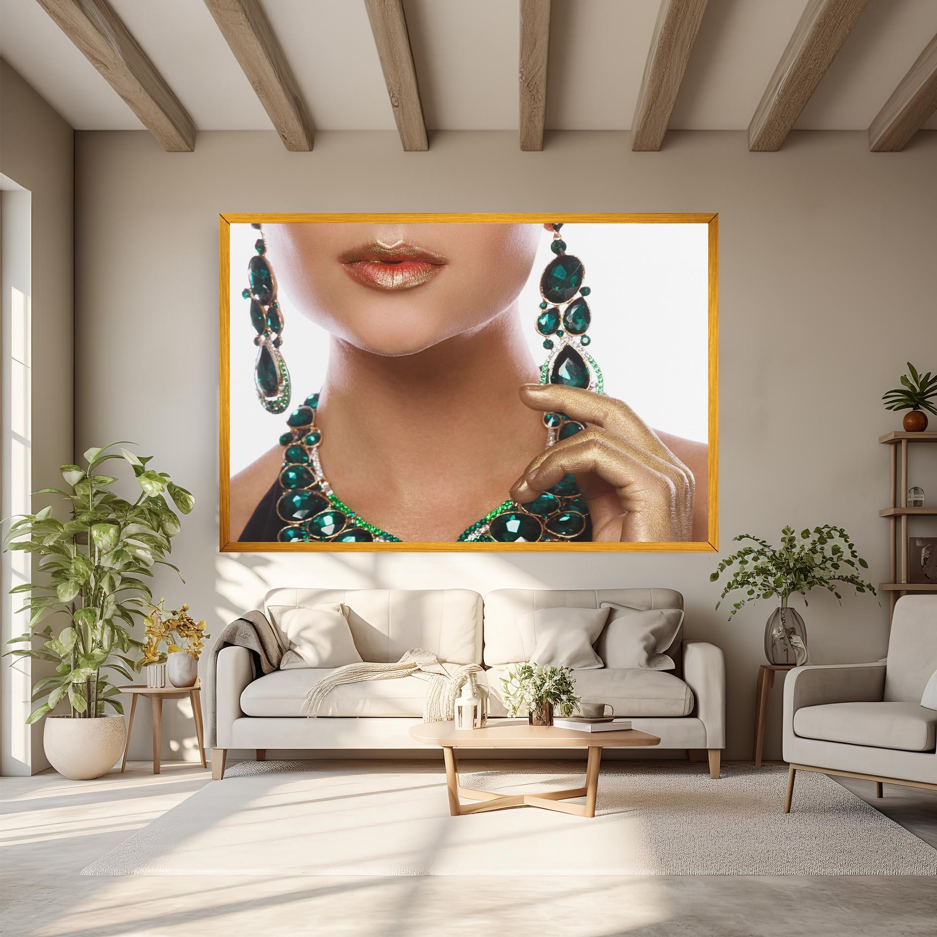 Vászonkép Green Accessory mockup 6