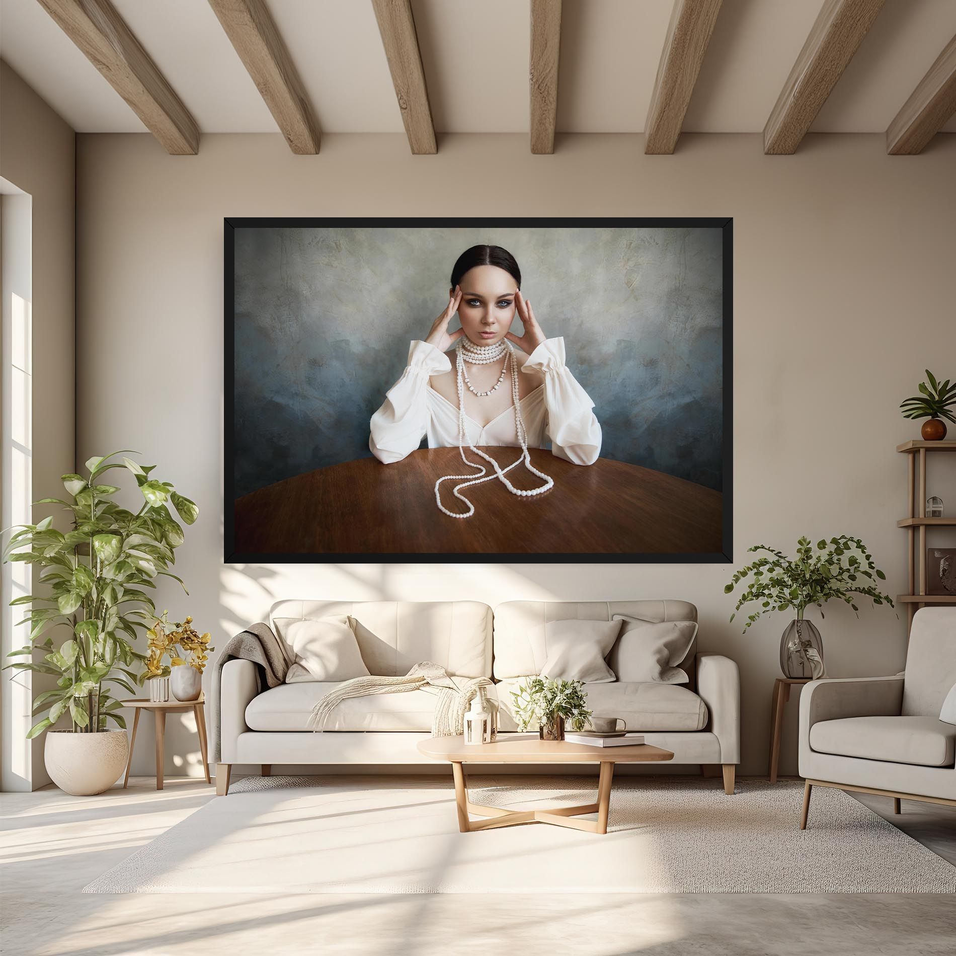 Boho Clothing Necklace mockup 6