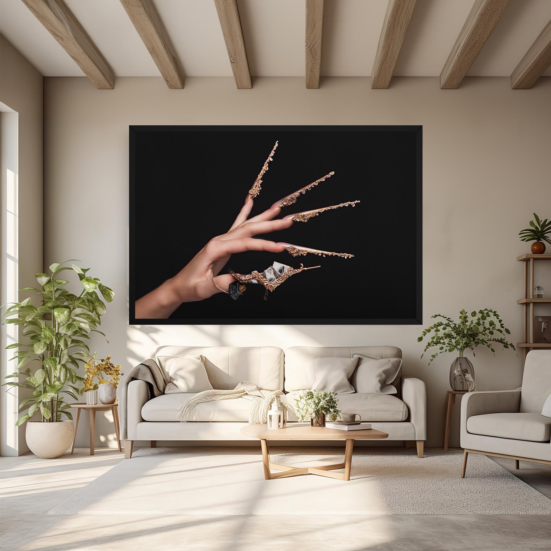 Vászonkép Creative Manicure mockup 6