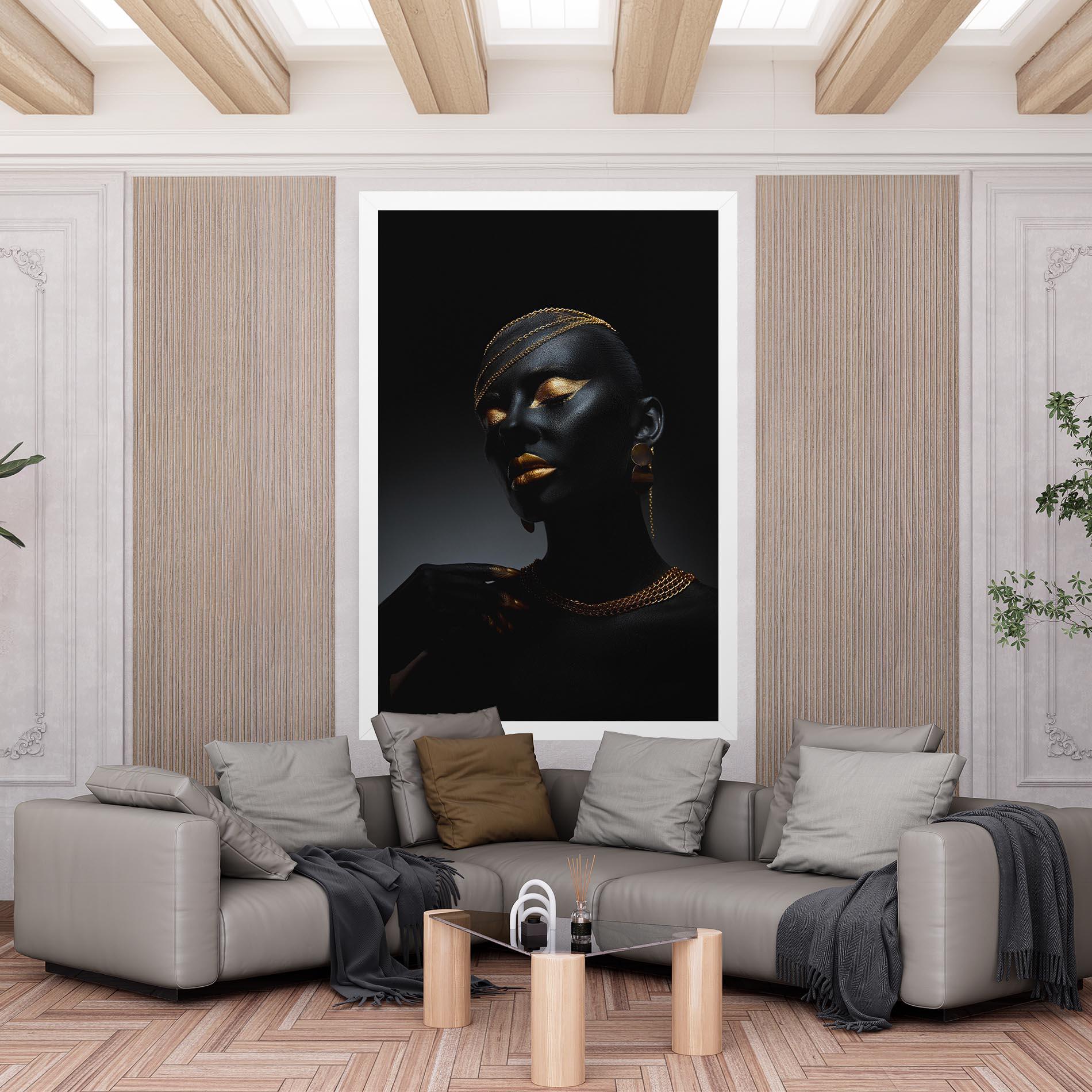Vászonkép Beauty Gold mockup 6