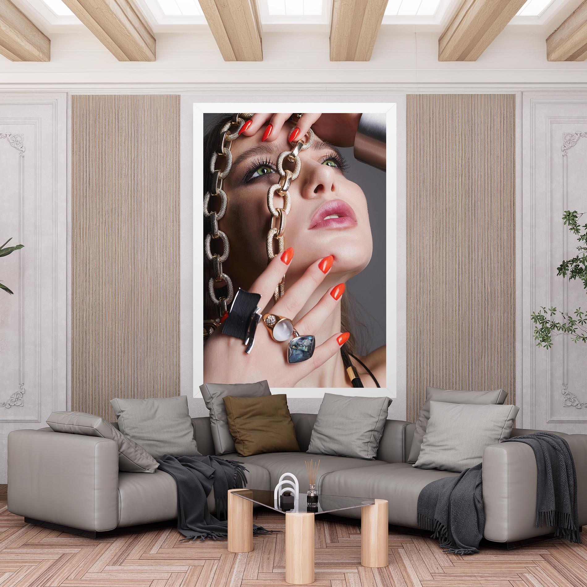 Vászonkép Big Chain Woman mockup 6