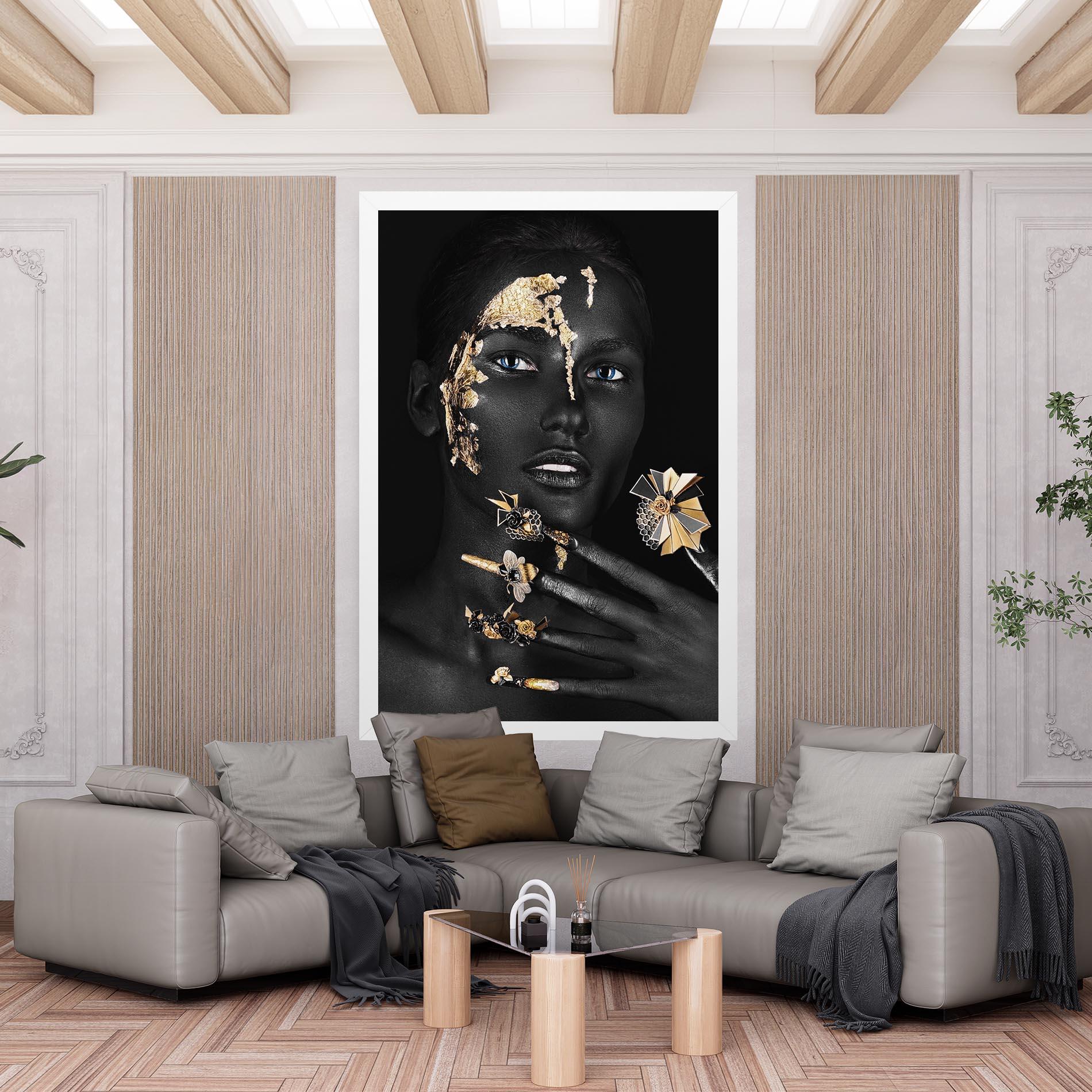 Vászonkép Black Art Makeup mockup 6