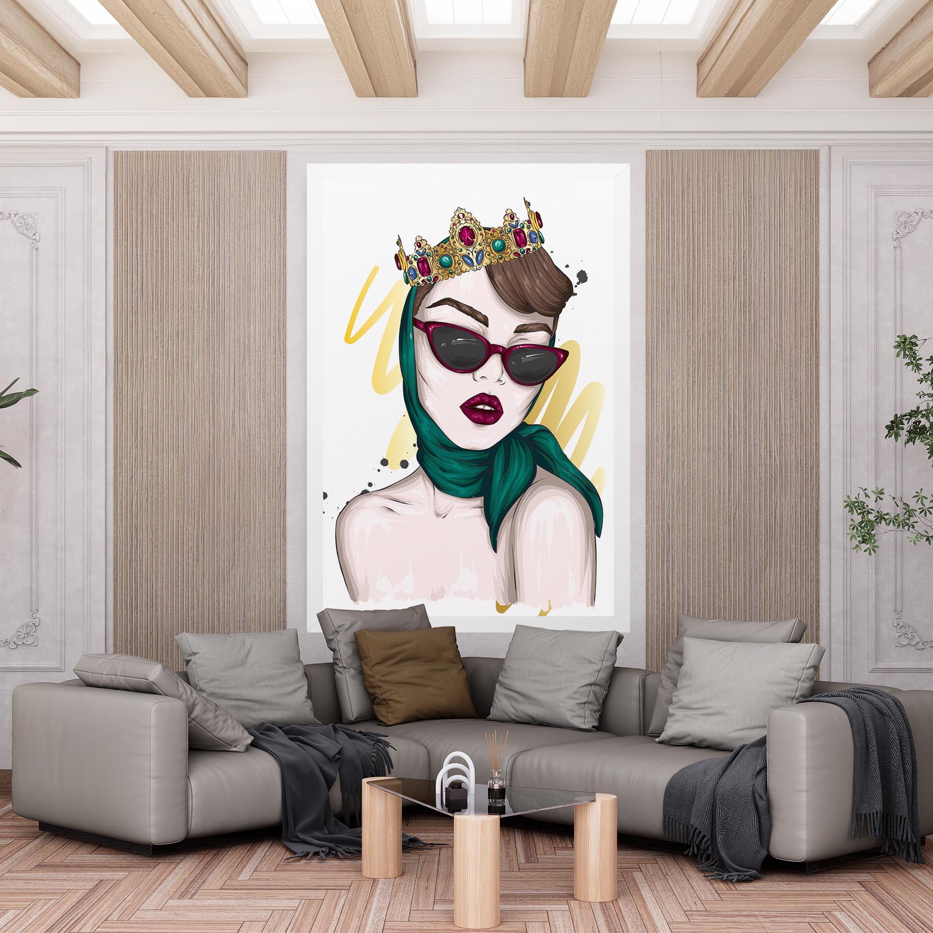 Vászonkép Diva Crown mockup 6