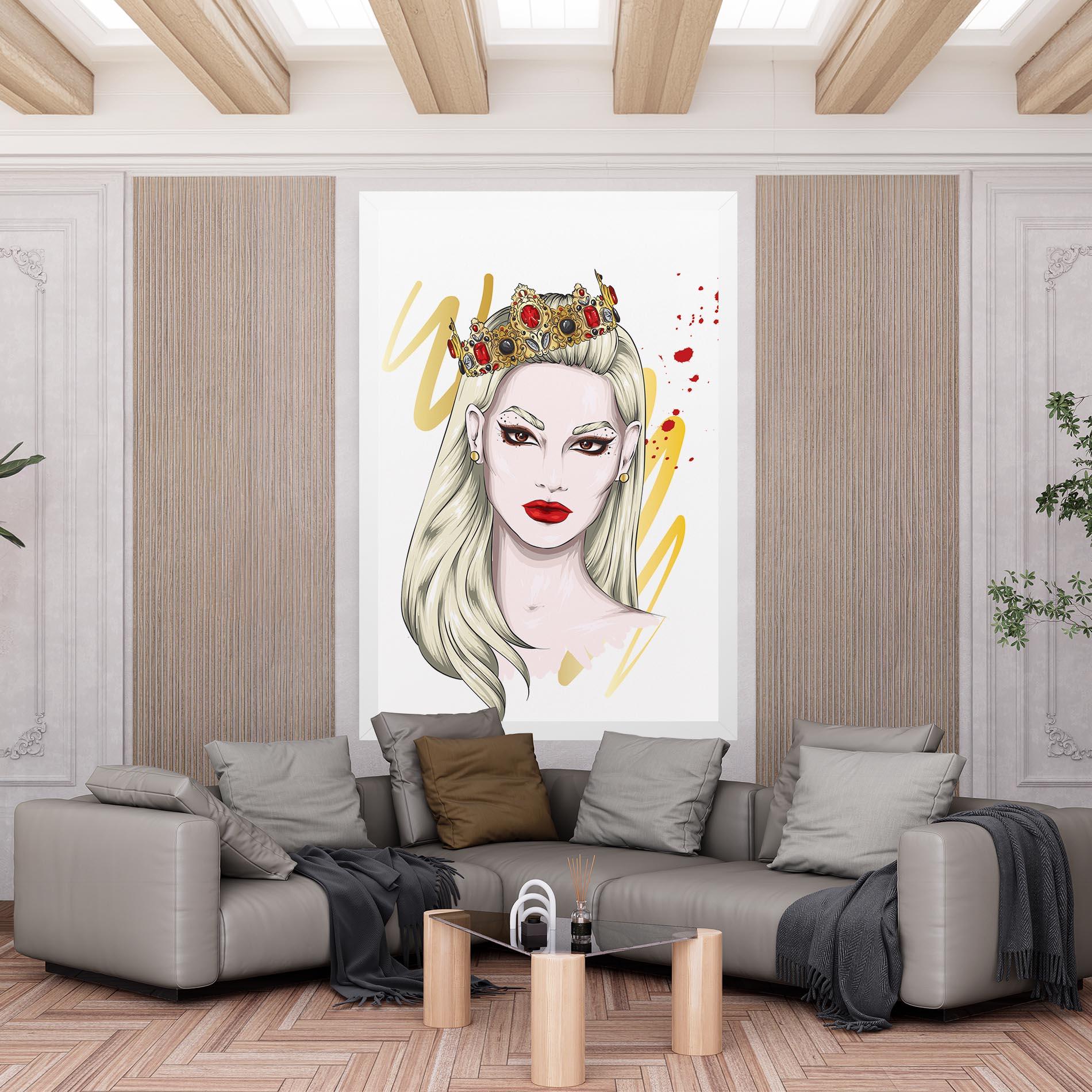 Vászonkép Gold Crown Woman mockup 6