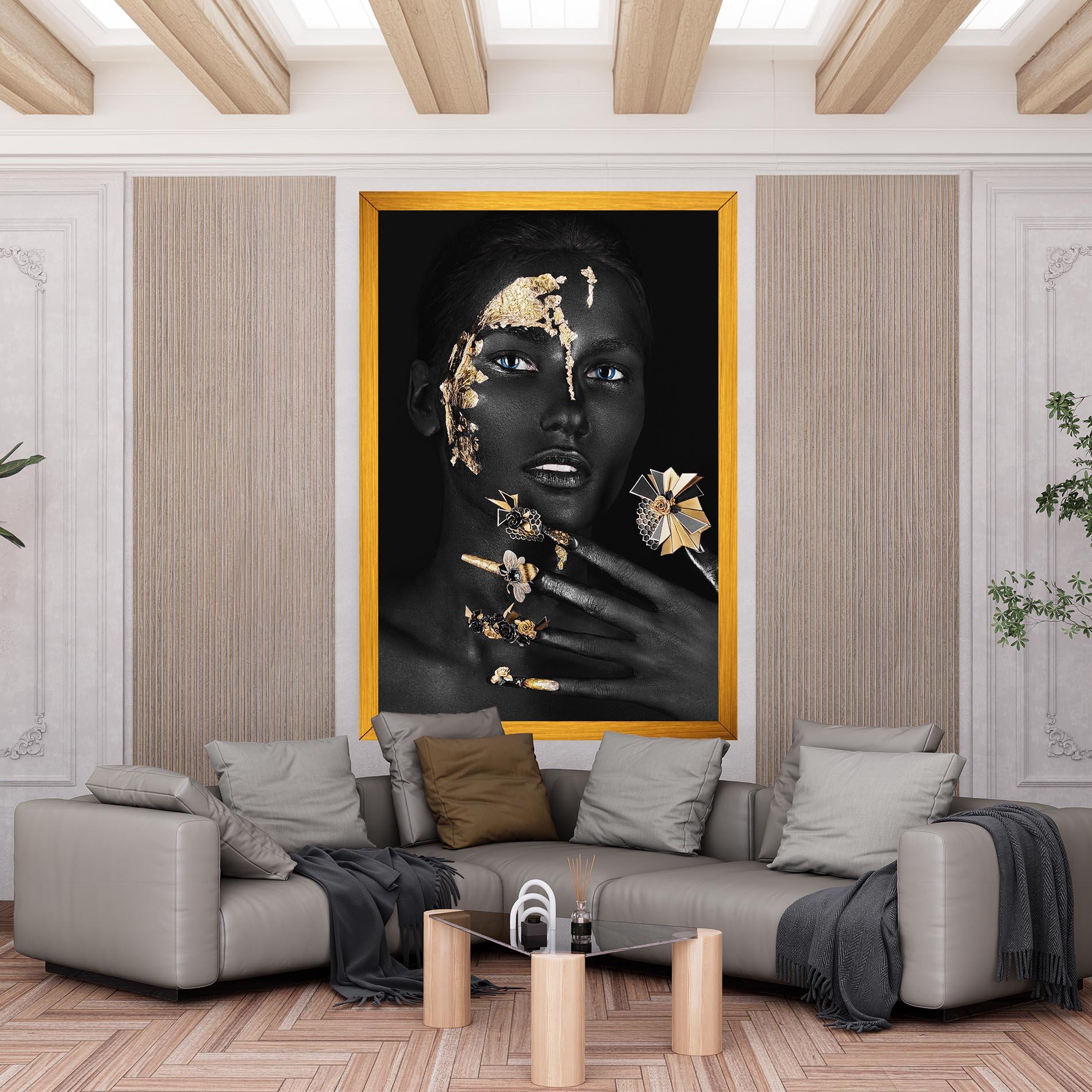Vászonkép Black Art Makeup mockup 6
