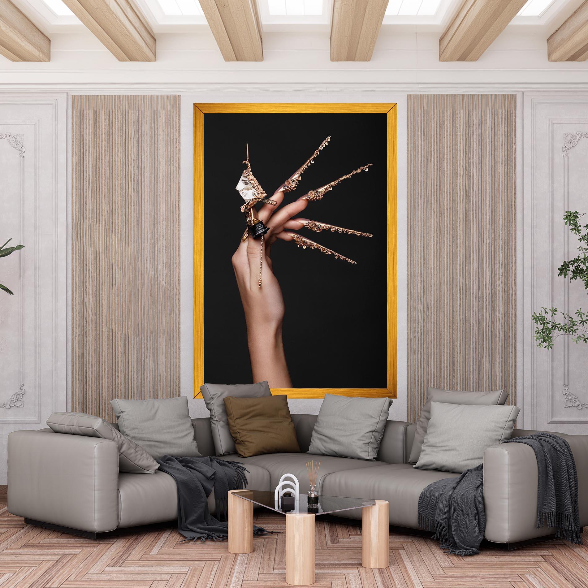 Vászonkép Creative Design Nails mockup 6