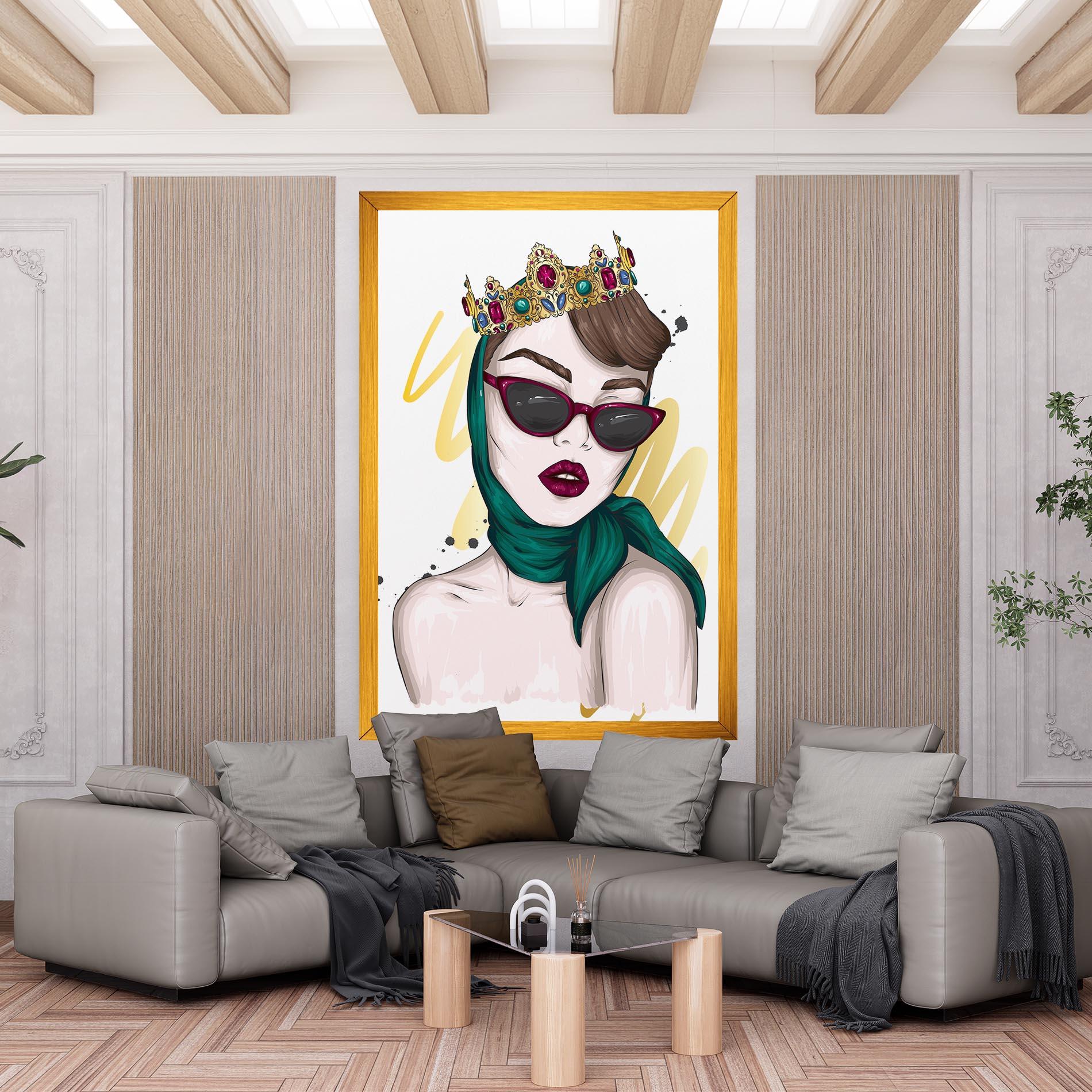 Vászonkép Diva Crown mockup 6