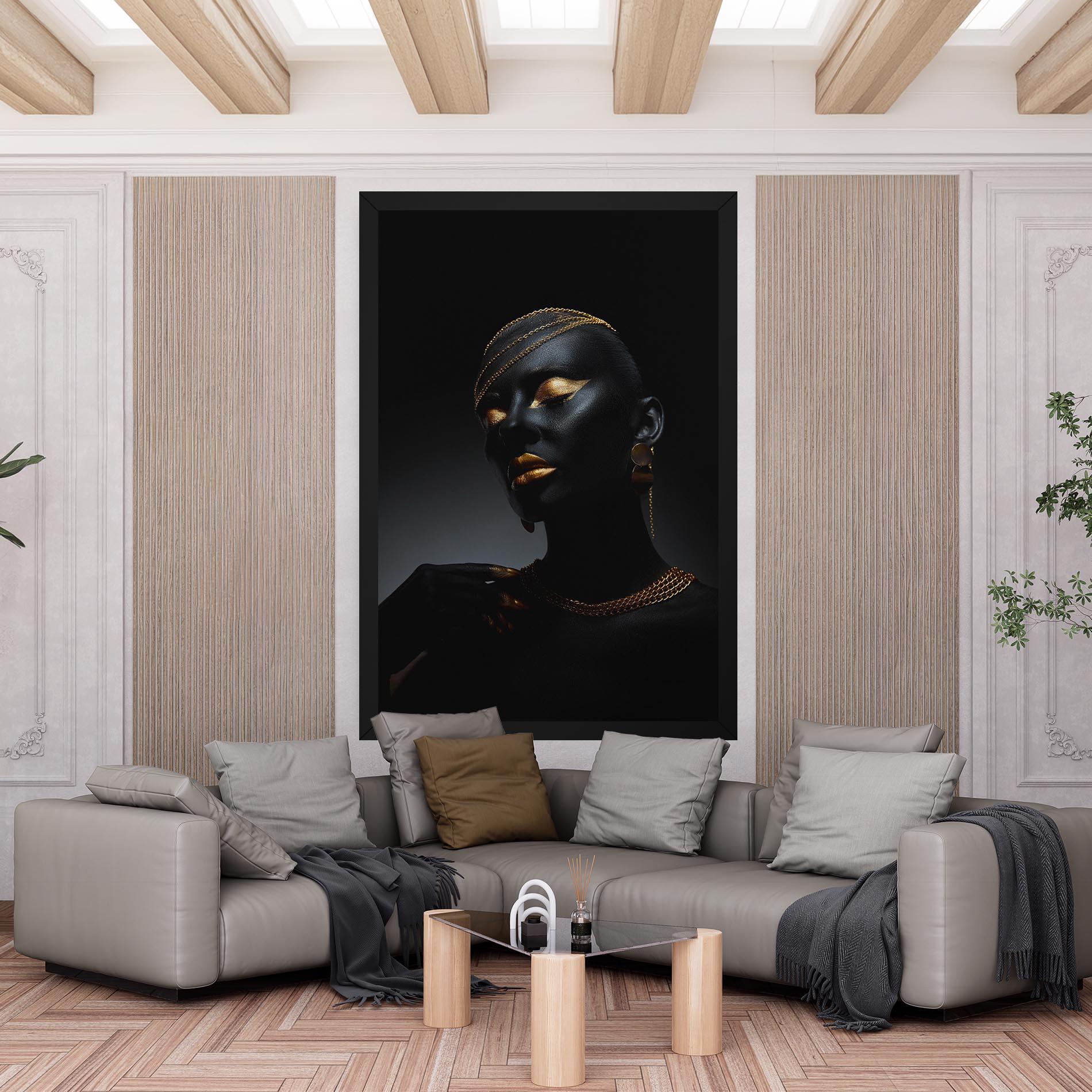 Vászonkép Beauty Gold mockup 6