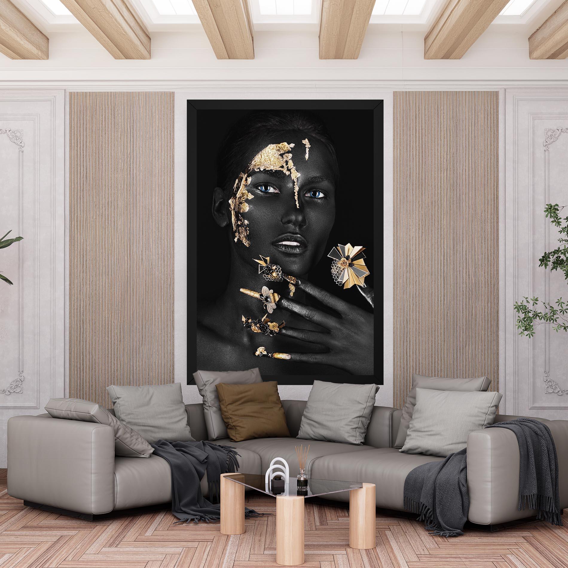 Vászonkép Black Art Makeup mockup 6