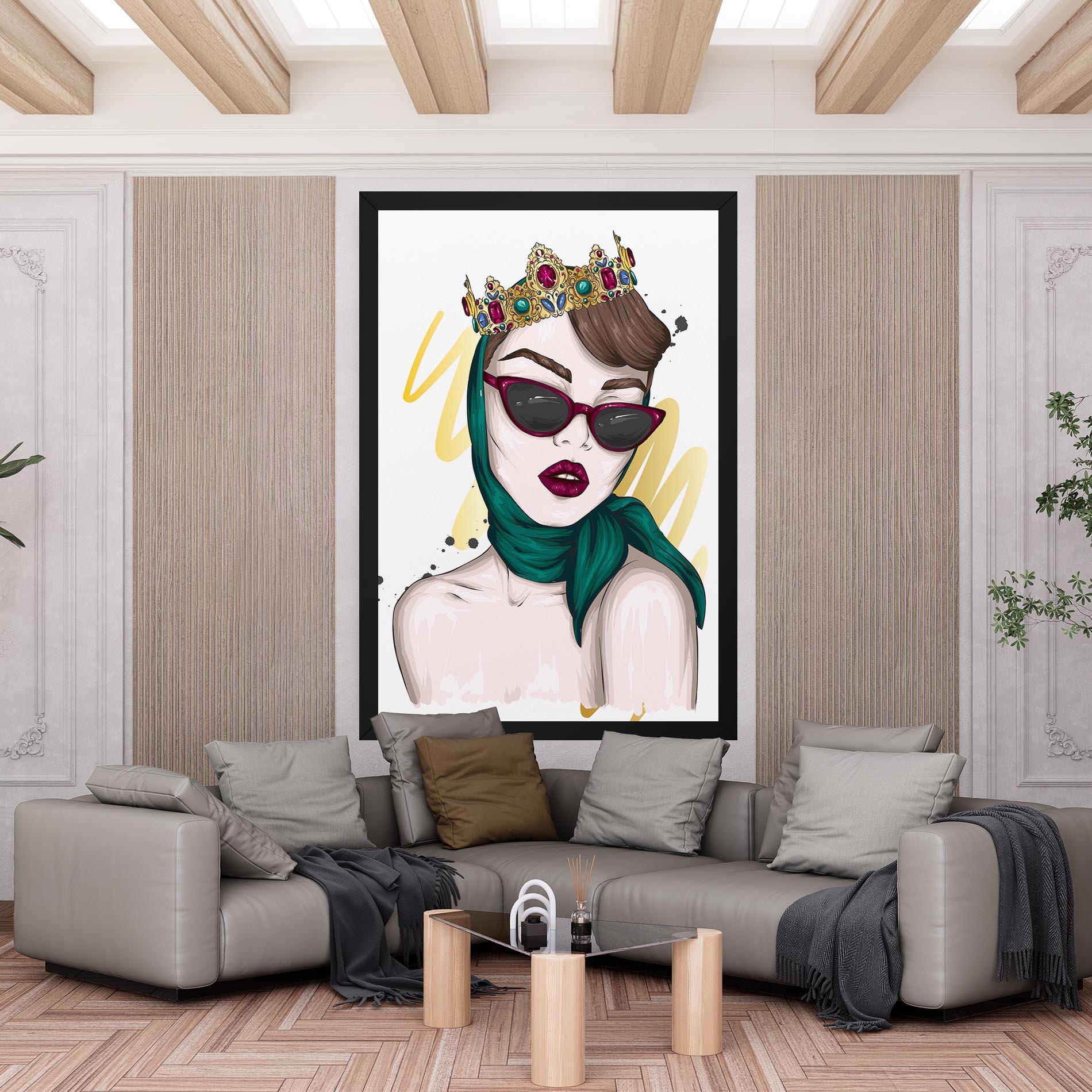 Vászonkép Diva Crown mockup 6