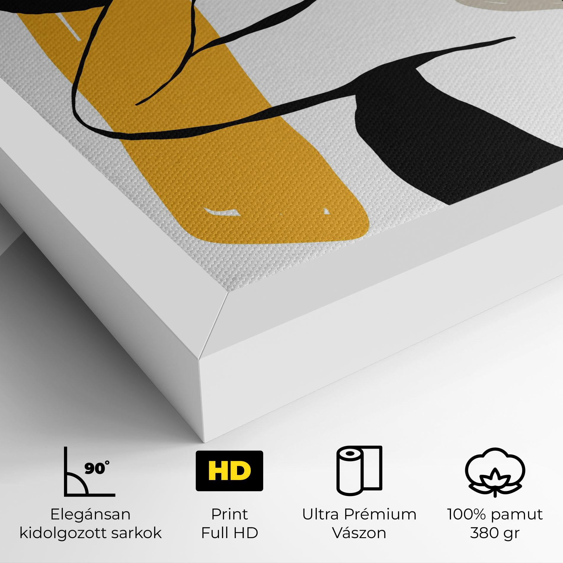 Vászonkép Big Earring mockup 4